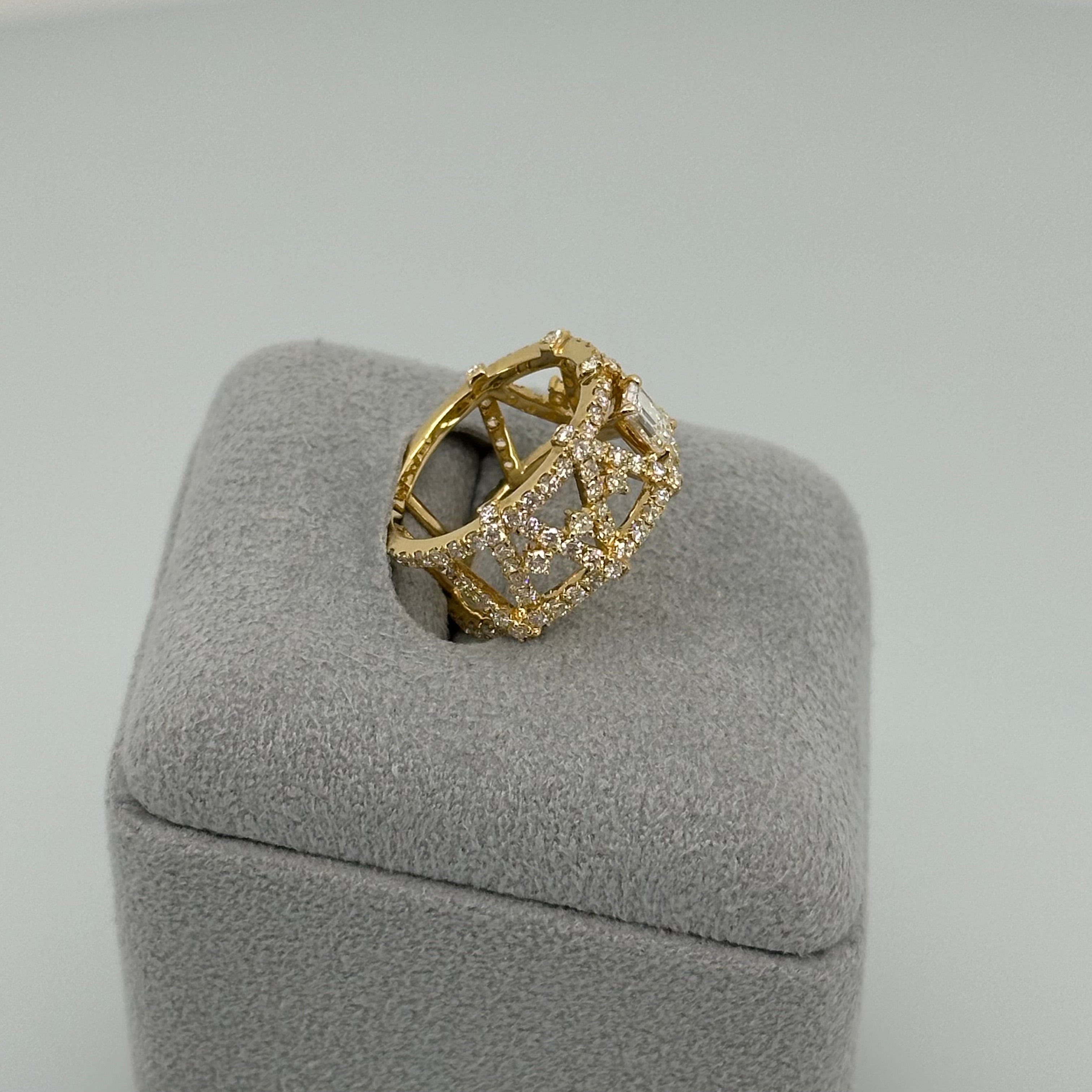 [新作/トゥインクル中石あり] リング ダイヤ