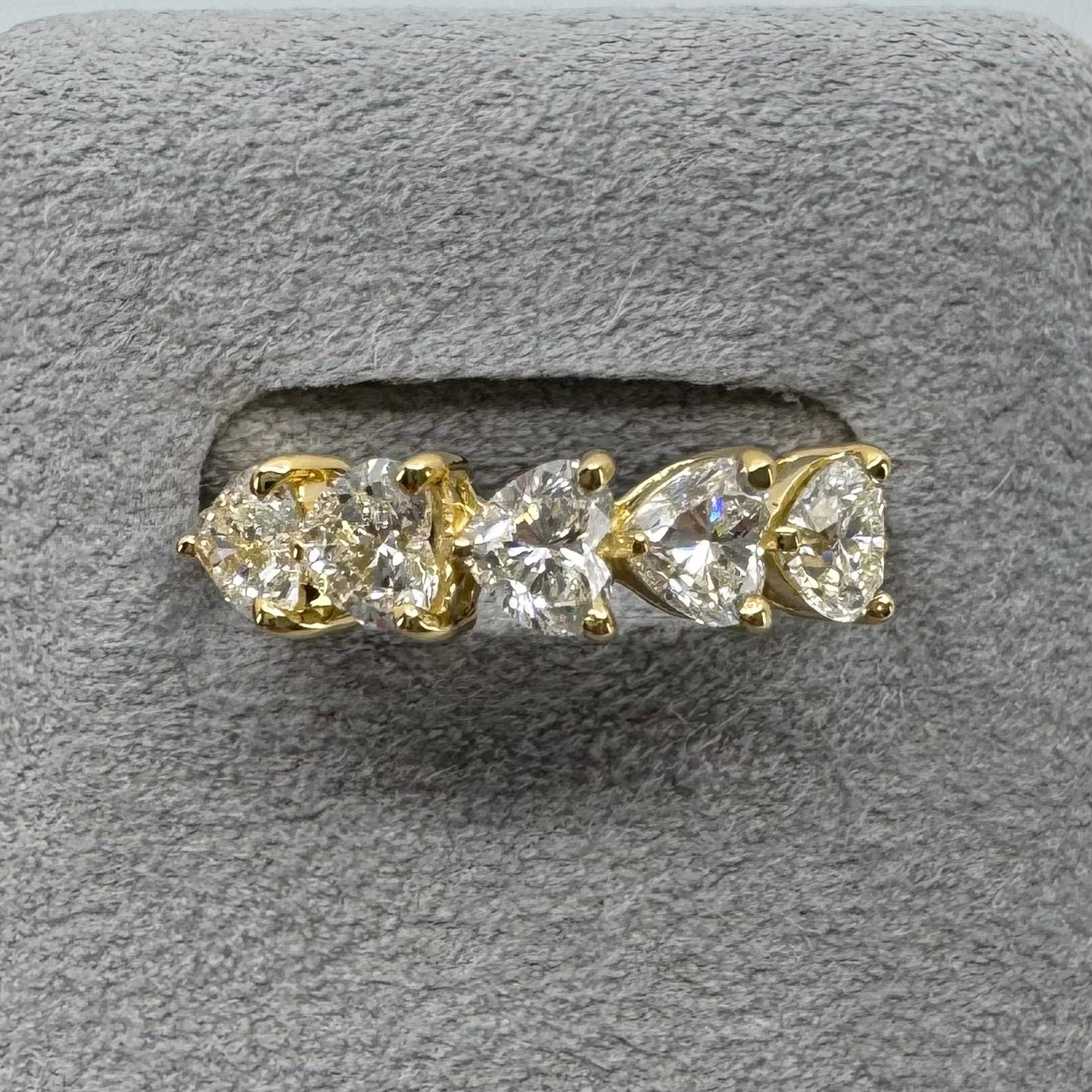 ［アメリ/フルエタニティ］リング ダイヤ 1pc0.3ct×5pc HS