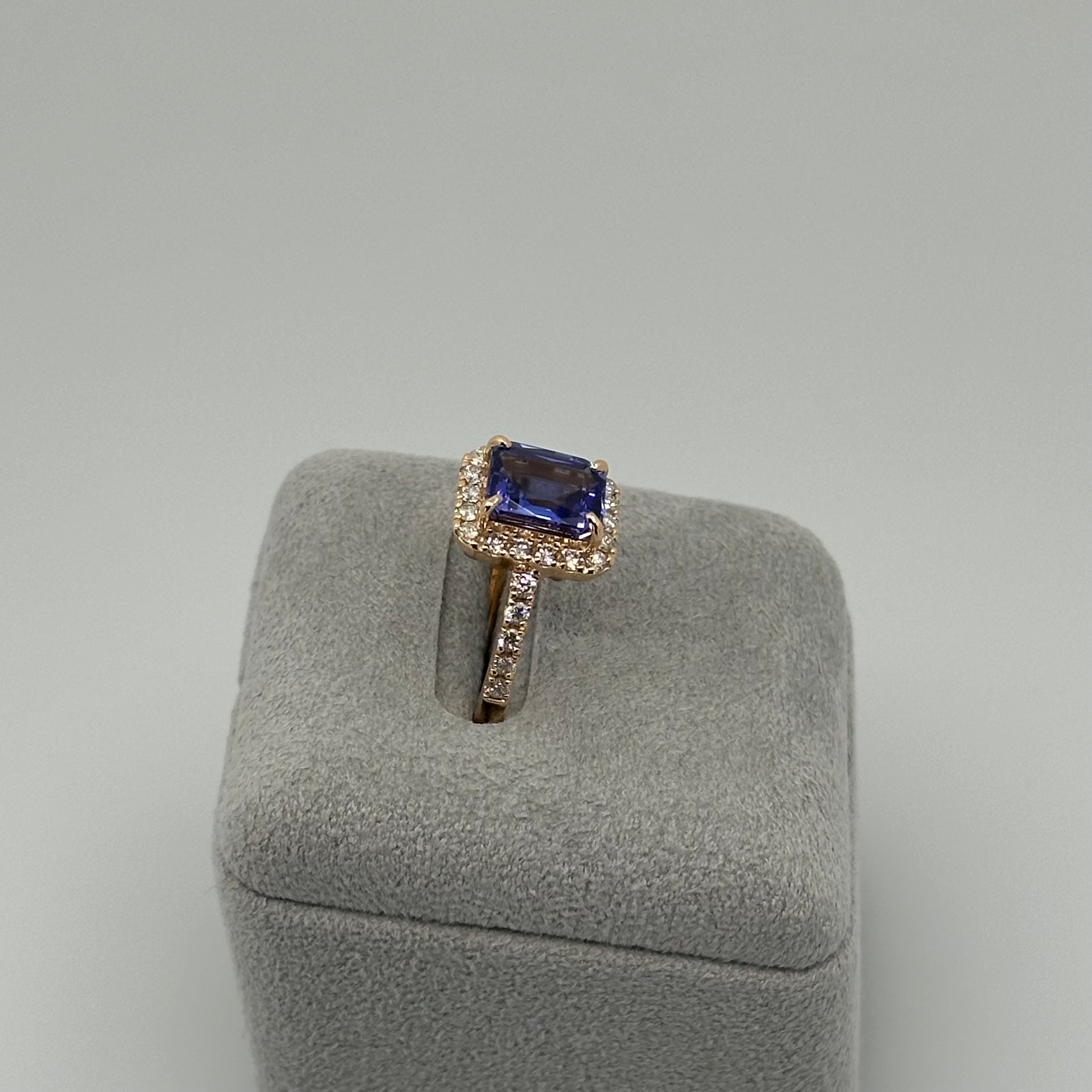 196［一点物］リング タンザナイト 2.9ct EM PG