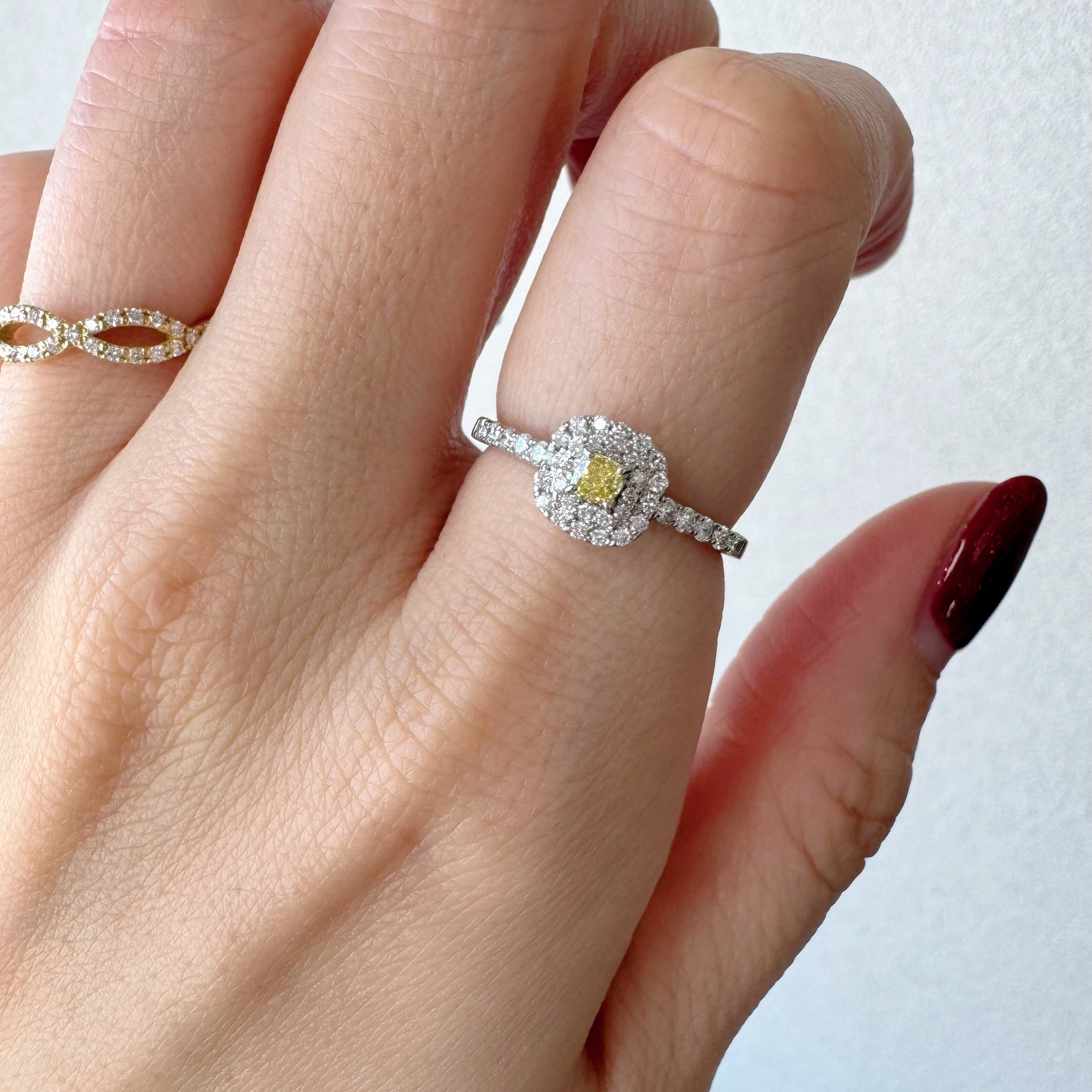 [ジョーヌ] リング ダイヤ SQ