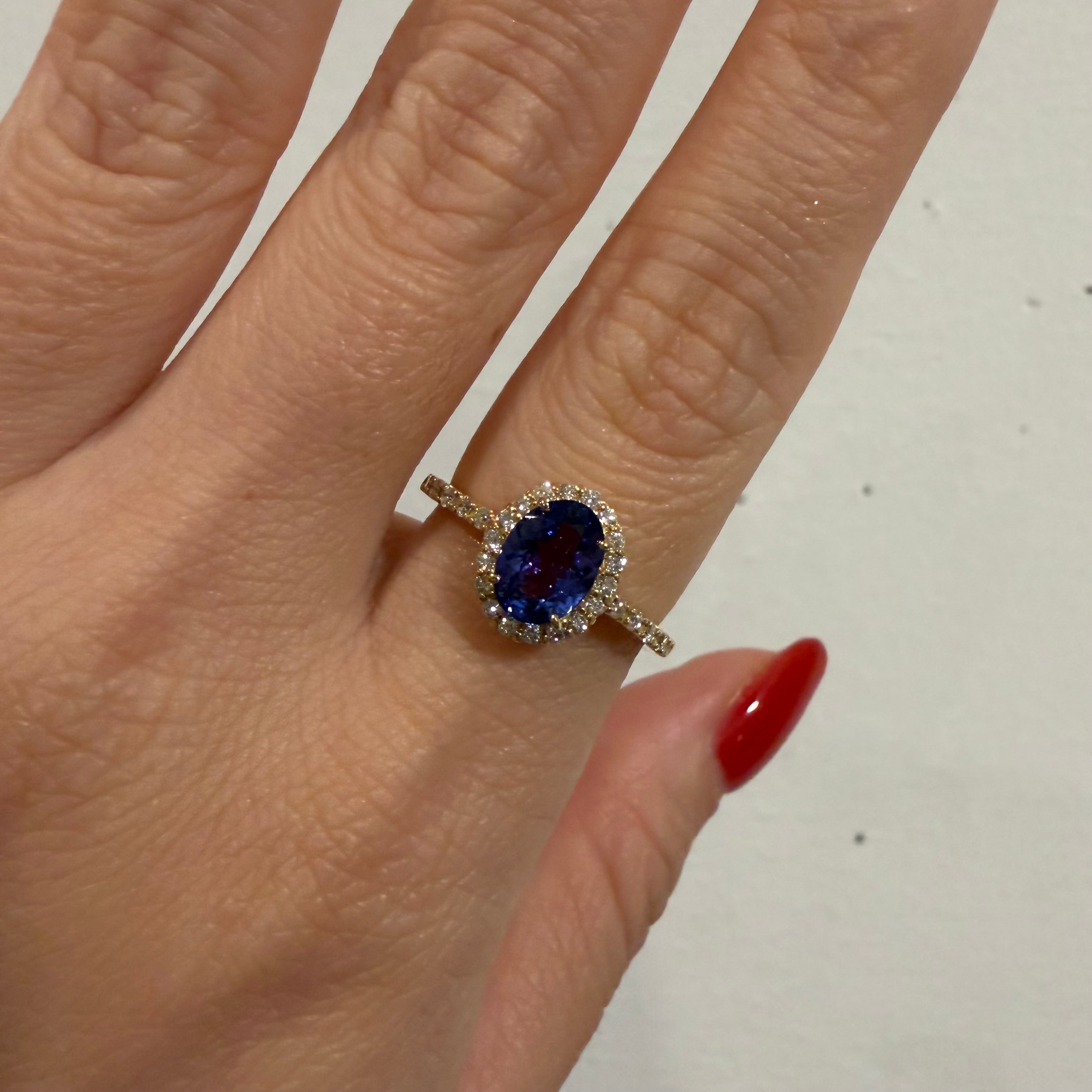 [新作/個数限定/ミスト］リング タンザナイト