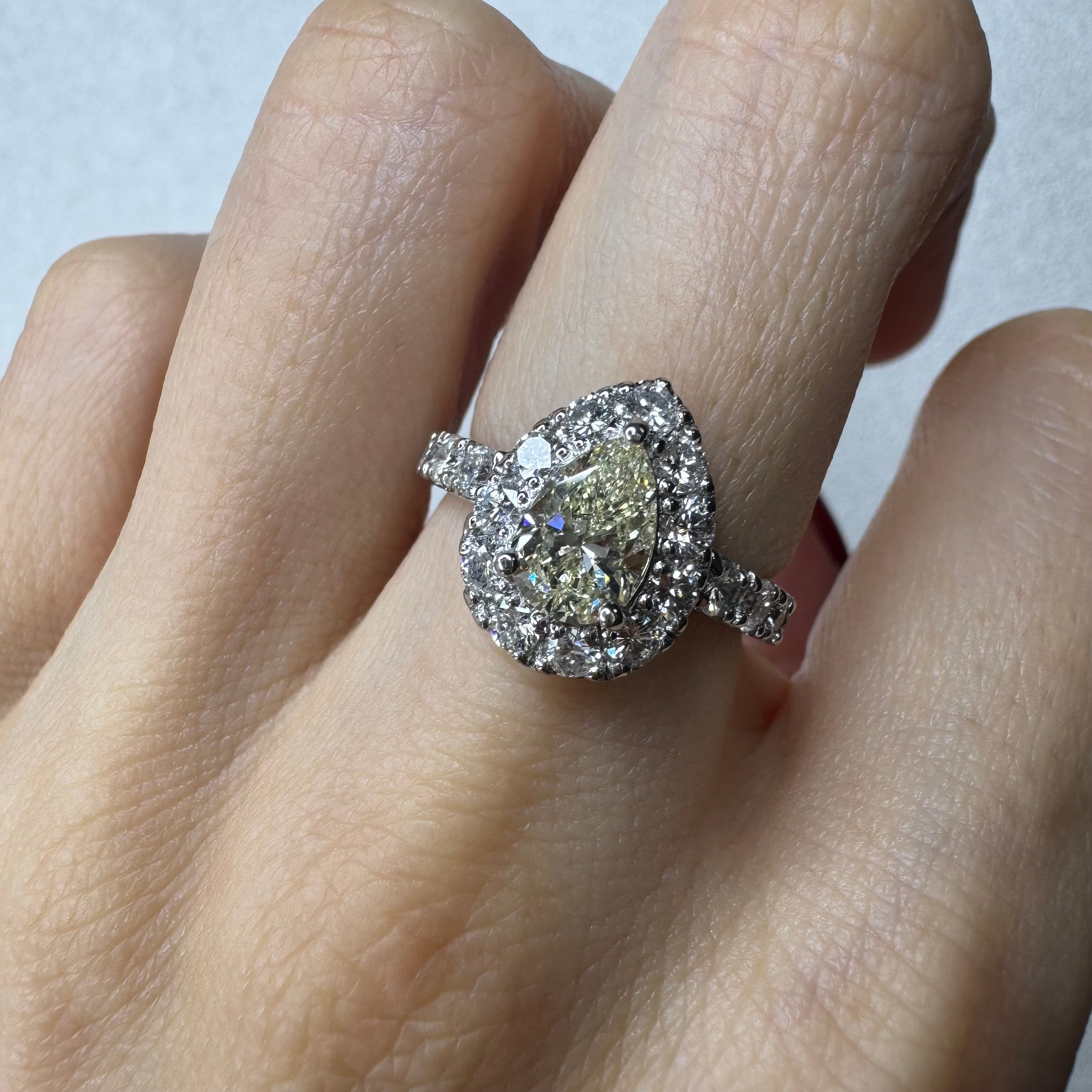 15［一点物］リング ダイヤ 1ct PS PT