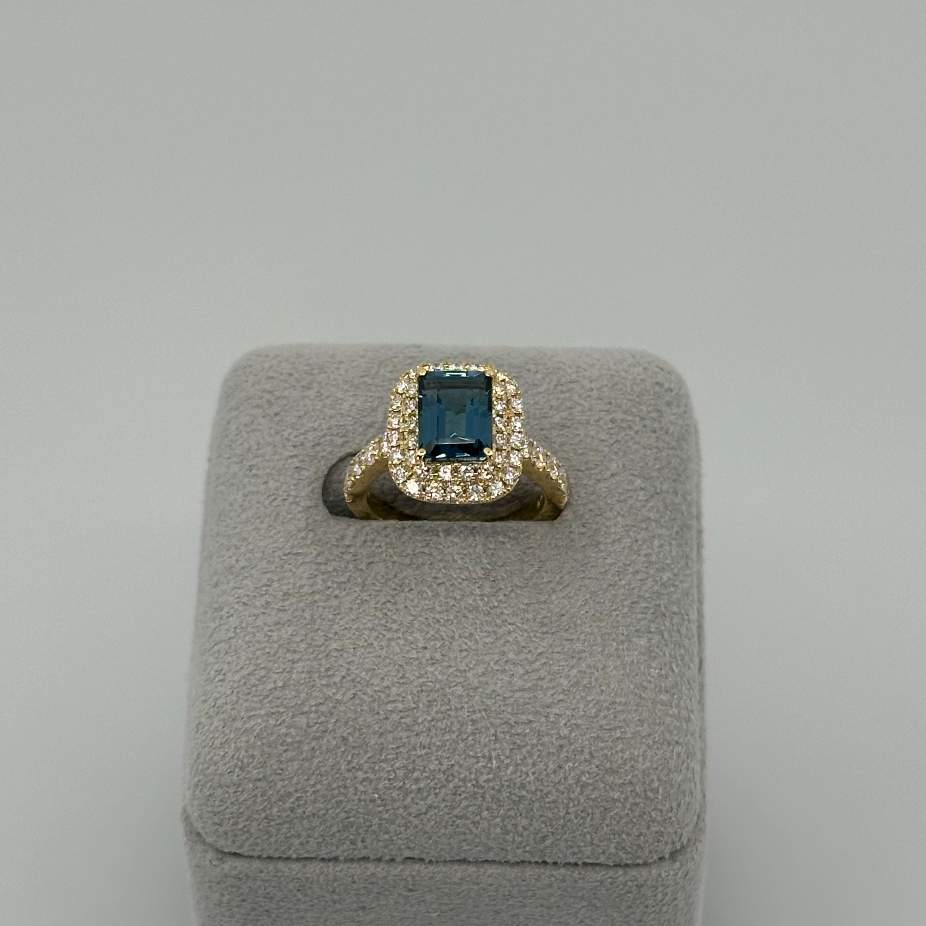 [ヴォワール] リング　ロンドンブルートパーズ/アクアマリン/クンツァイト