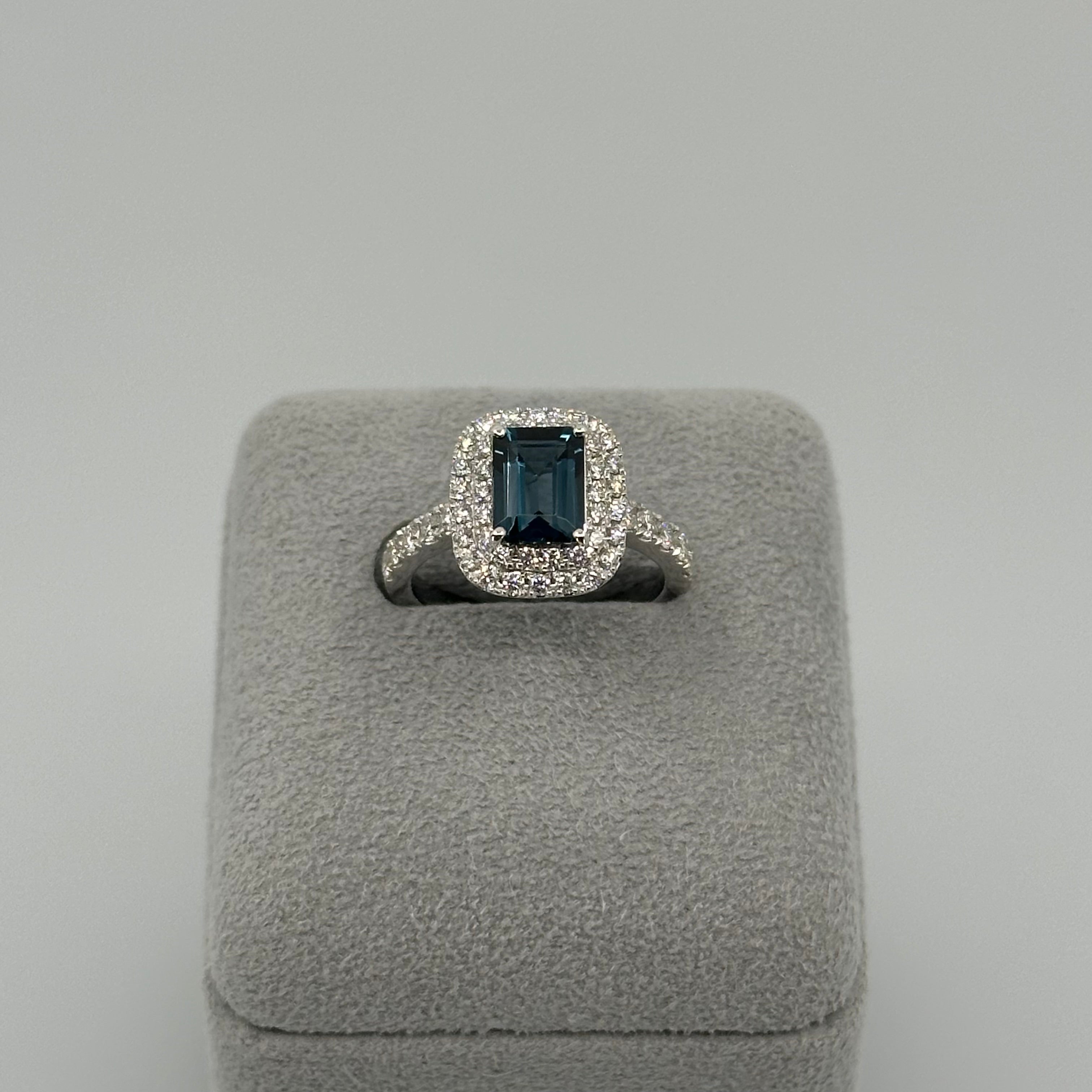 [ヴォワール] リング　ロンドンブルートパーズ/アクアマリン/クンツァイト