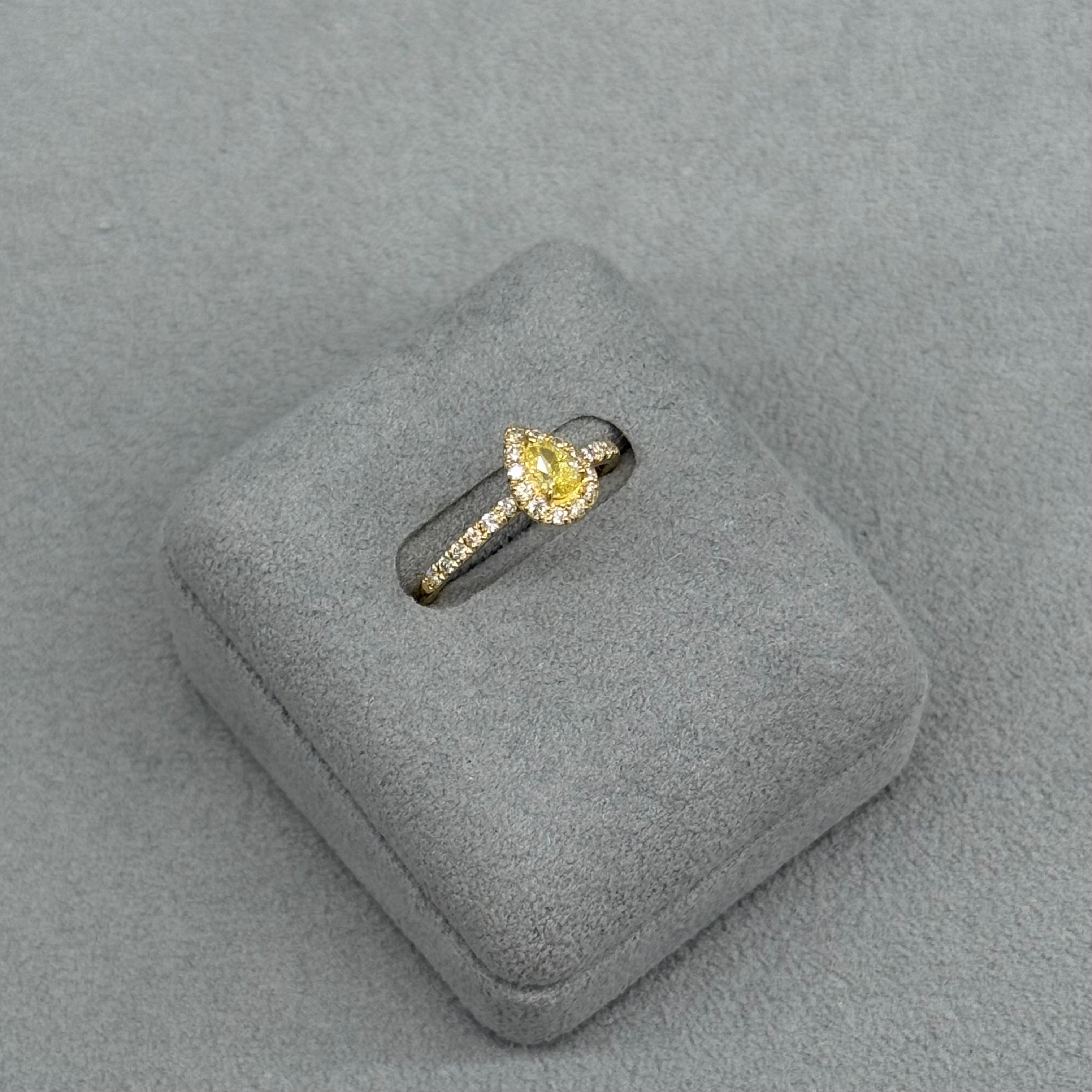 [一点物] リング ダイヤ FIY 0.3ct PS PT/YG