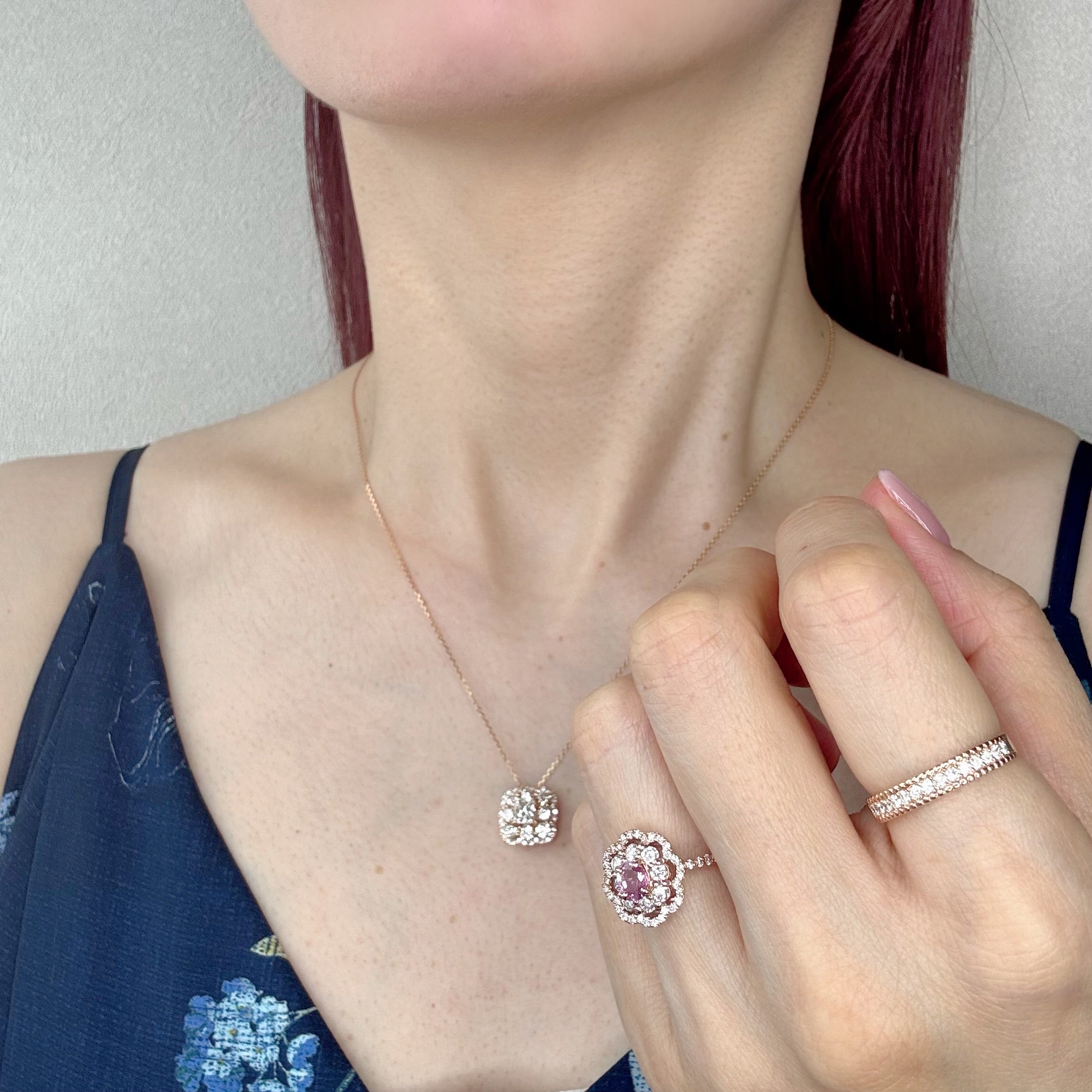 ［ミルフィーユ］ リング ダイヤ  0.2ct