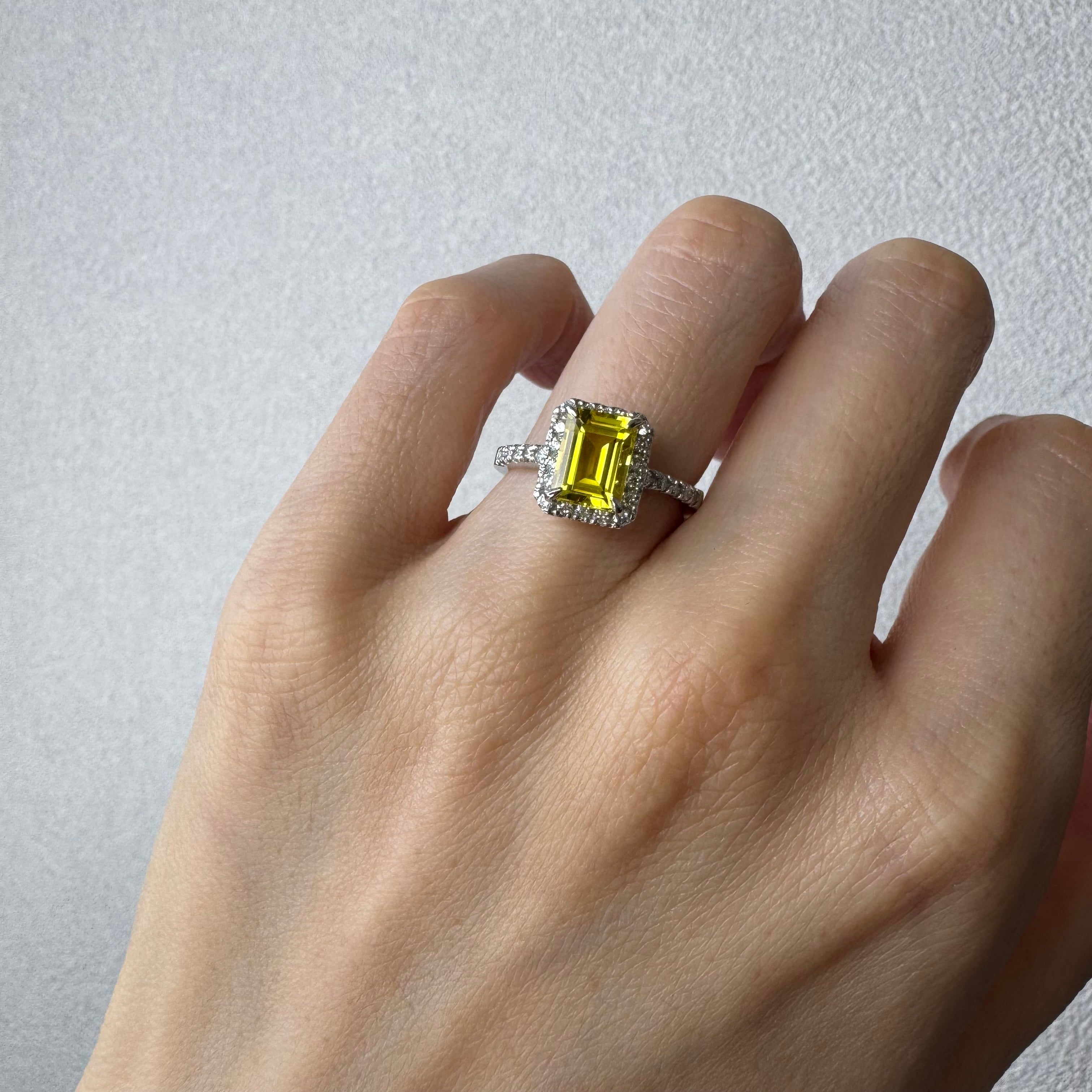 32［一点物］リング トルマリン 1.7ct EM PT