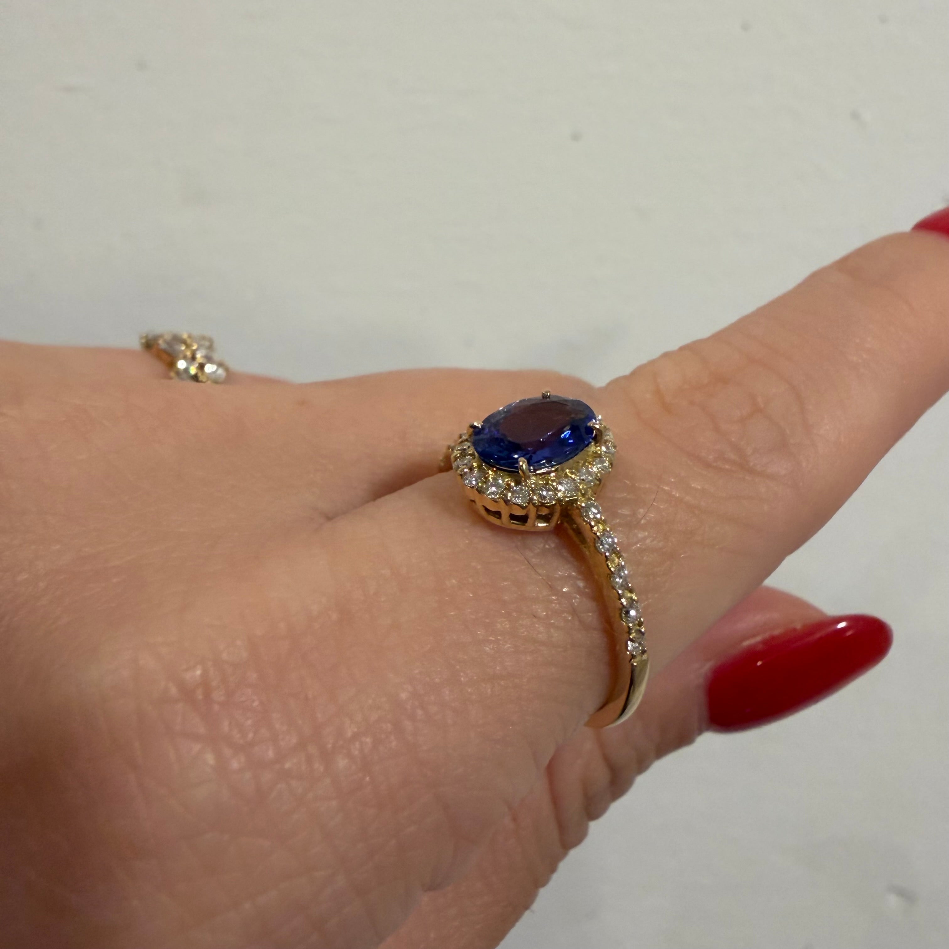 [新作/個数限定/ミスト］リング タンザナイト