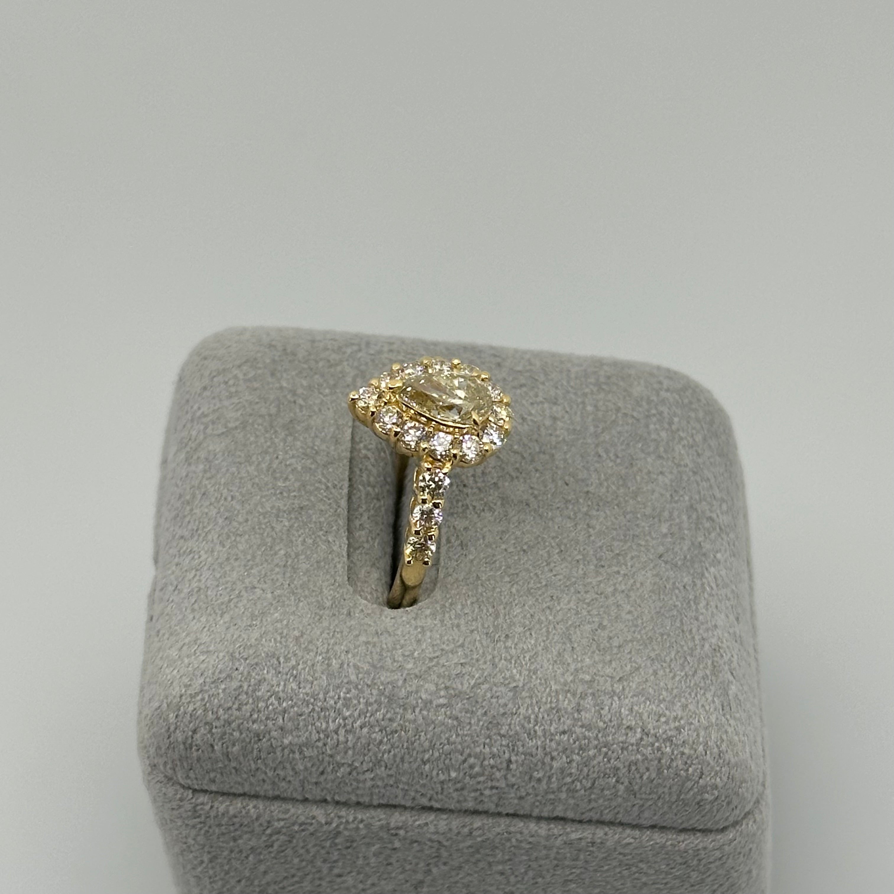 13［一点物］リング ダイヤ 0.6ct PS YG