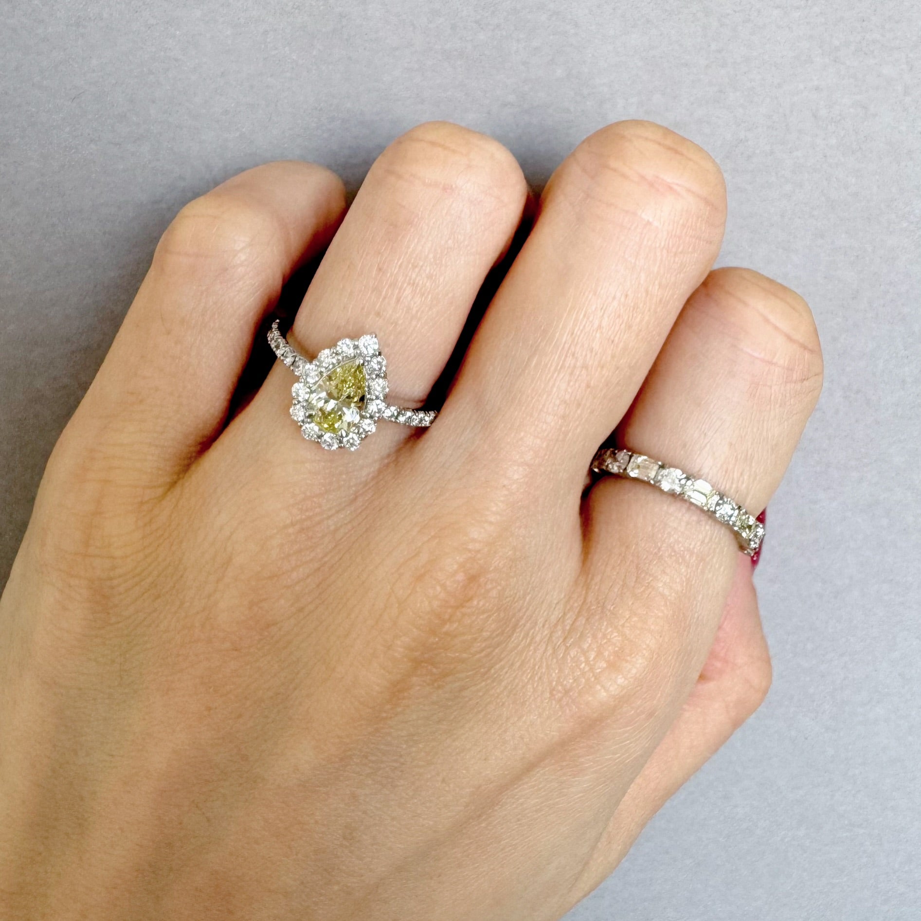 14［一点物］リング ダイヤ 1.0ct前後 PS PT