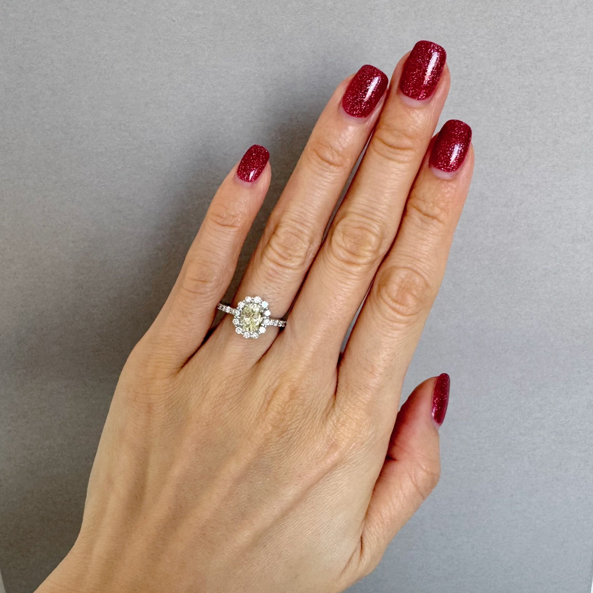 21［一点物］リング ダイヤ 1.1ct OV PT