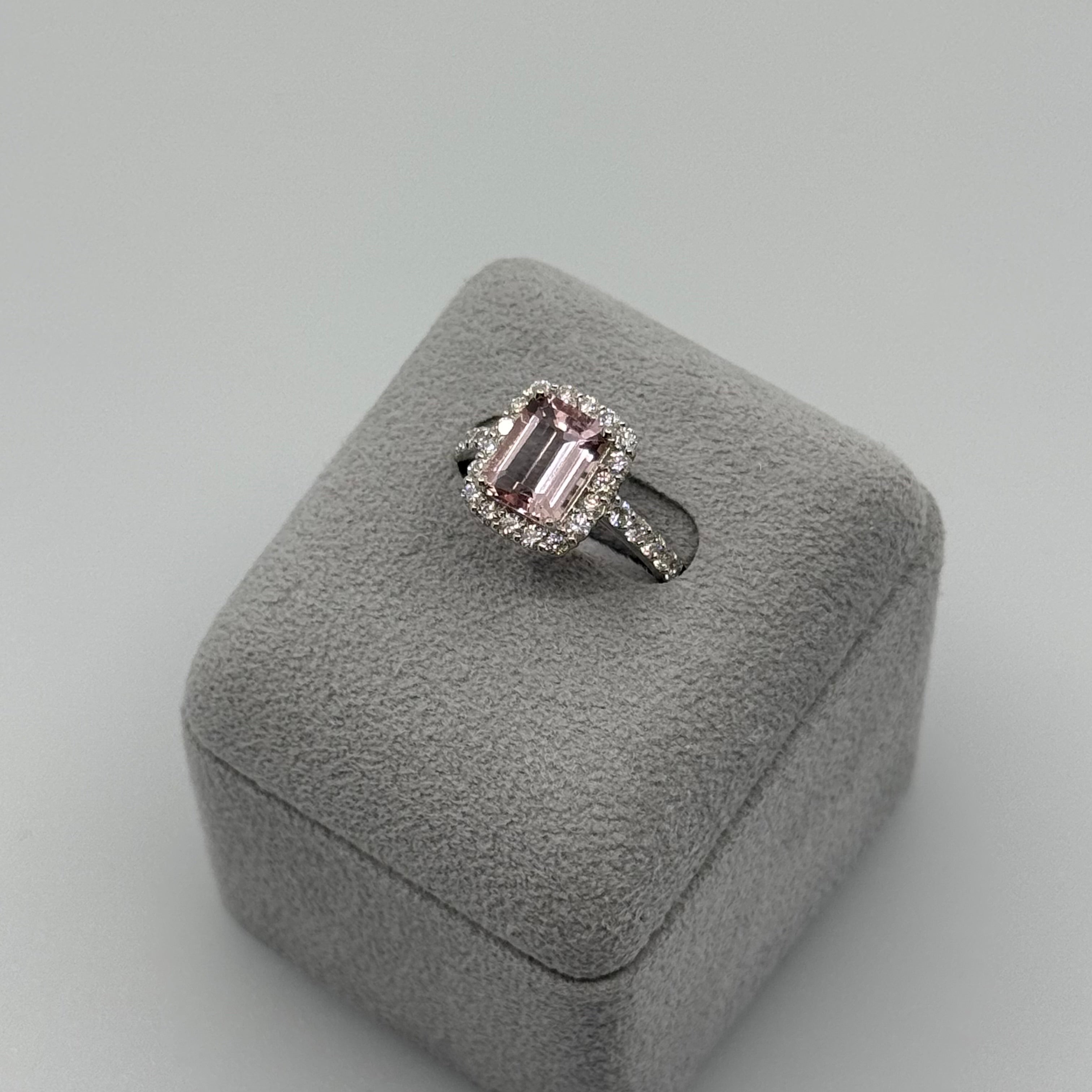 ［春色の夢］リング モルガナイト