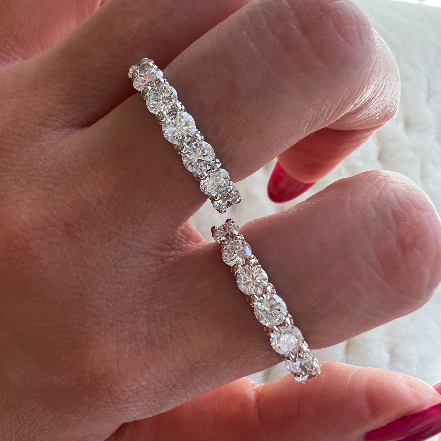 ハーフエタハーフパヴェリング〜0.2ct×8pc｜AYAKO SAKURAI（櫻井 彩子（サクライ アヤコ））公式通販サイト