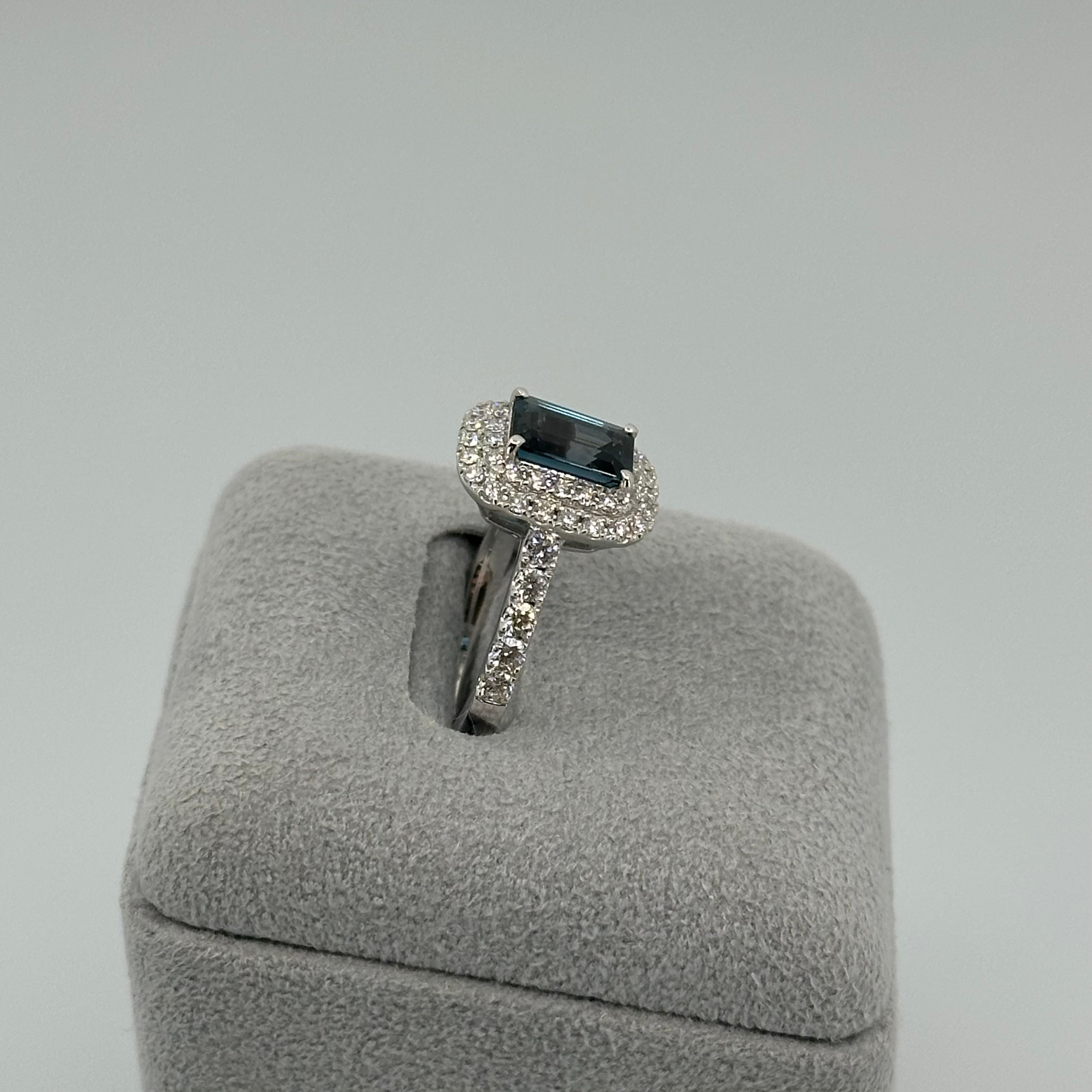 [ヴォワール] リング　ロンドンブルートパーズ/アクアマリン/クンツァイト