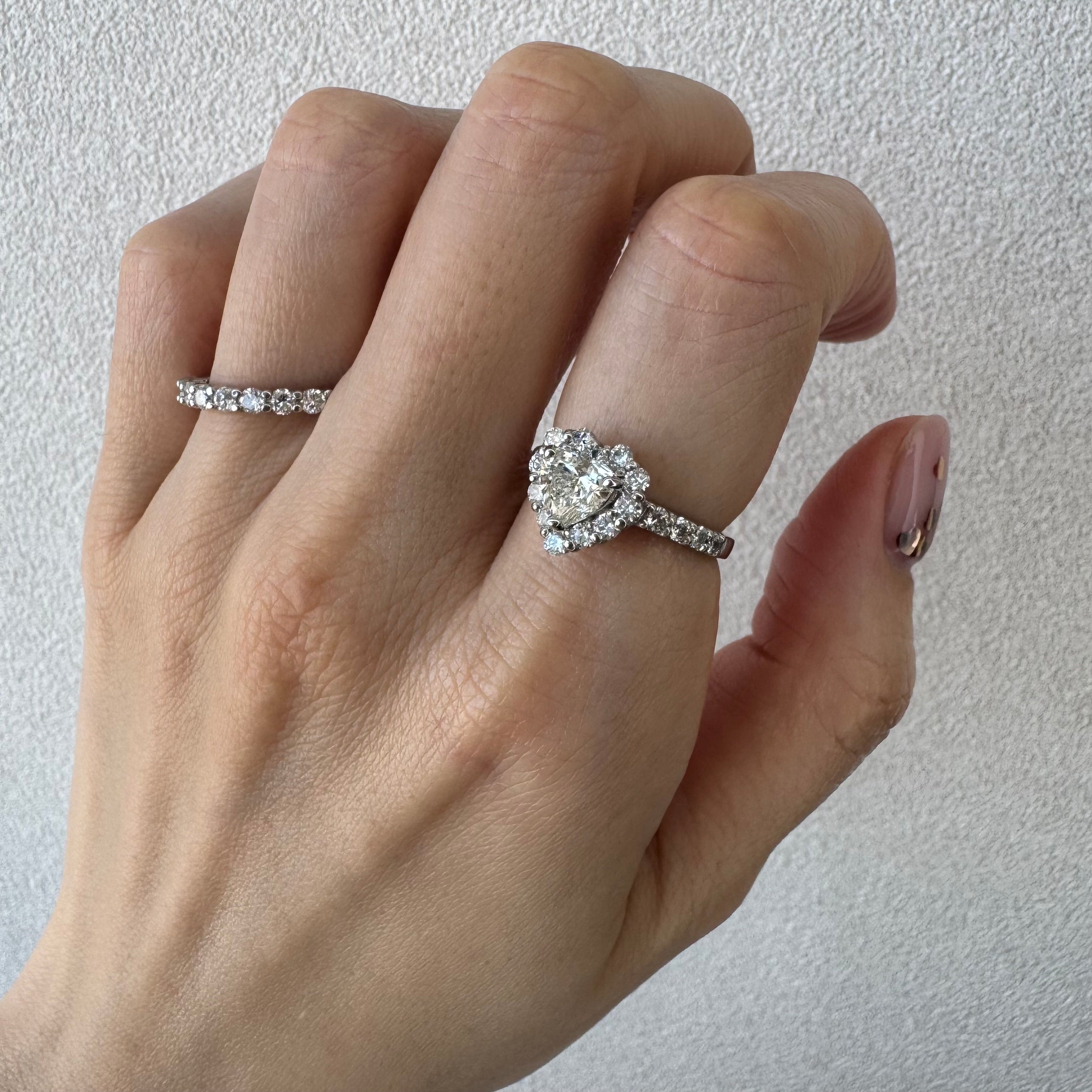 10［一点物］リング ダイヤ 1ct HS PT