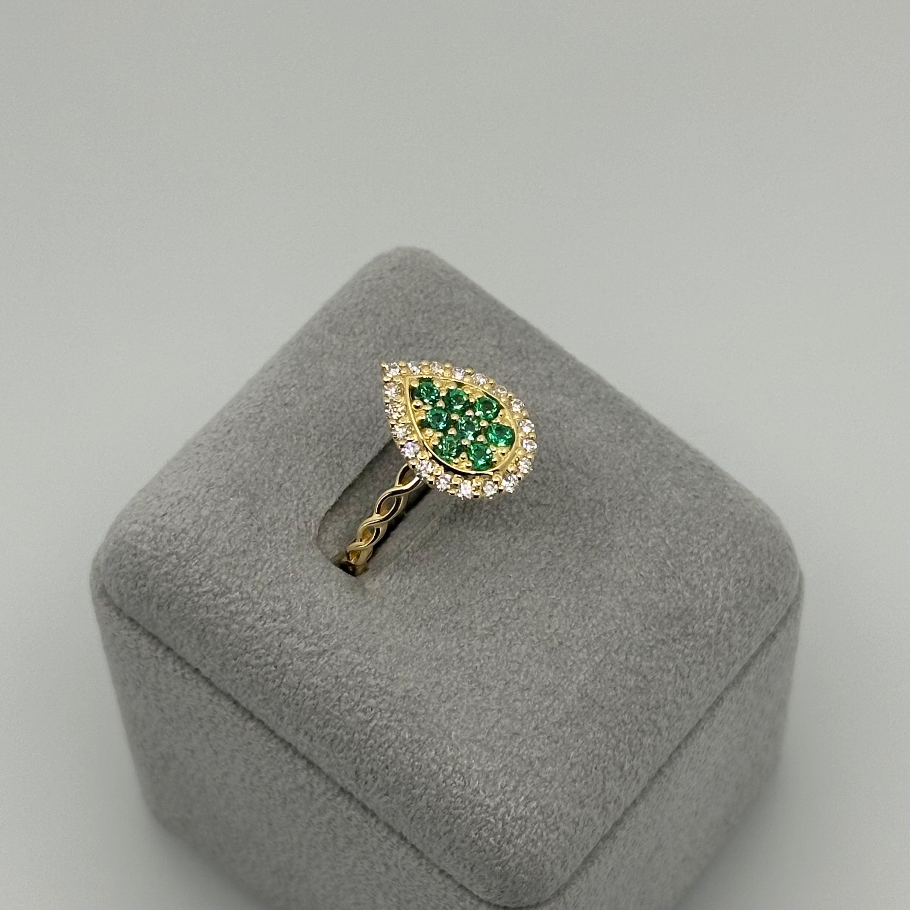 ［新作/ミュール］リング エメラルド 0.4ct前後 PS