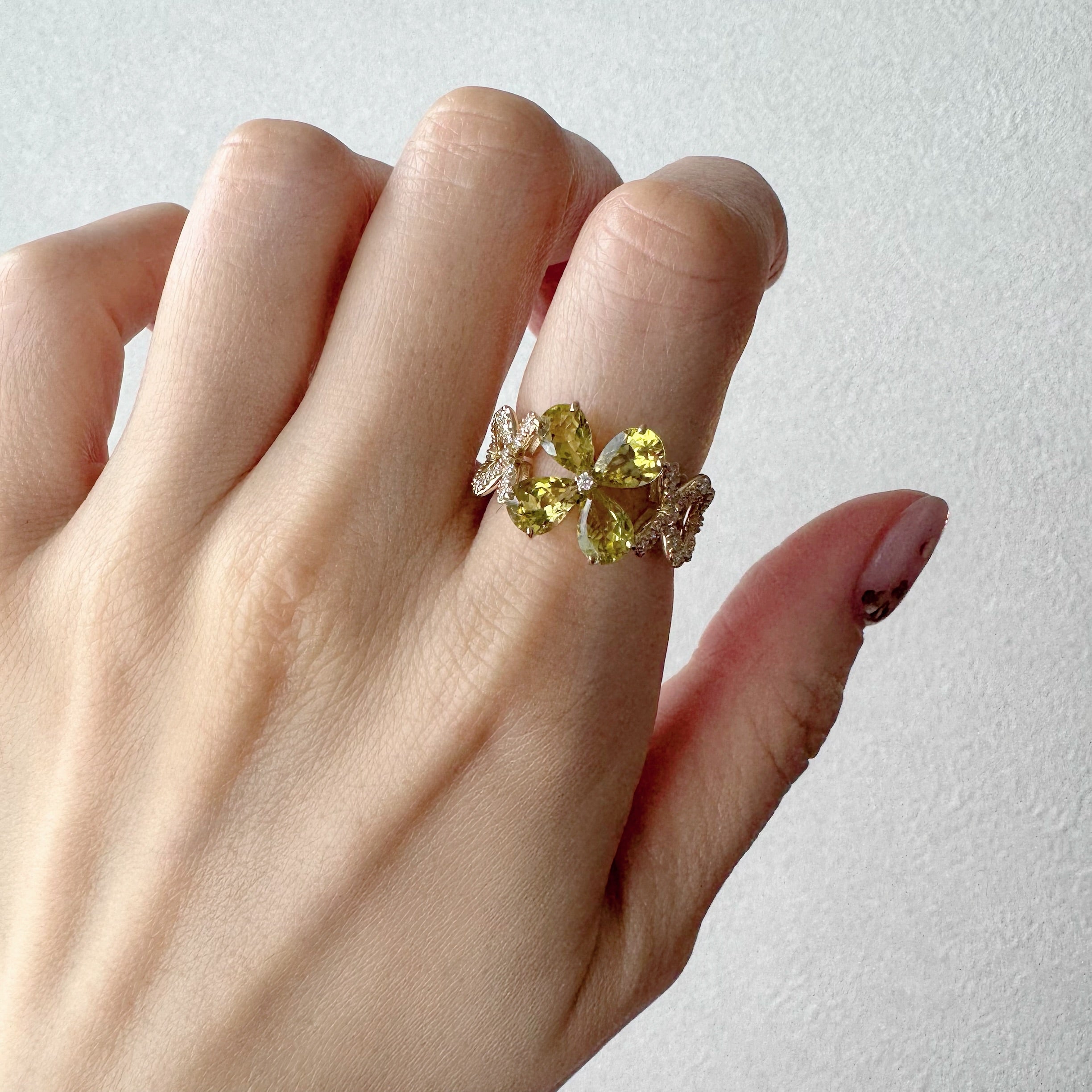 ［クロシェ］リング カナリートルマリン 2ct PS