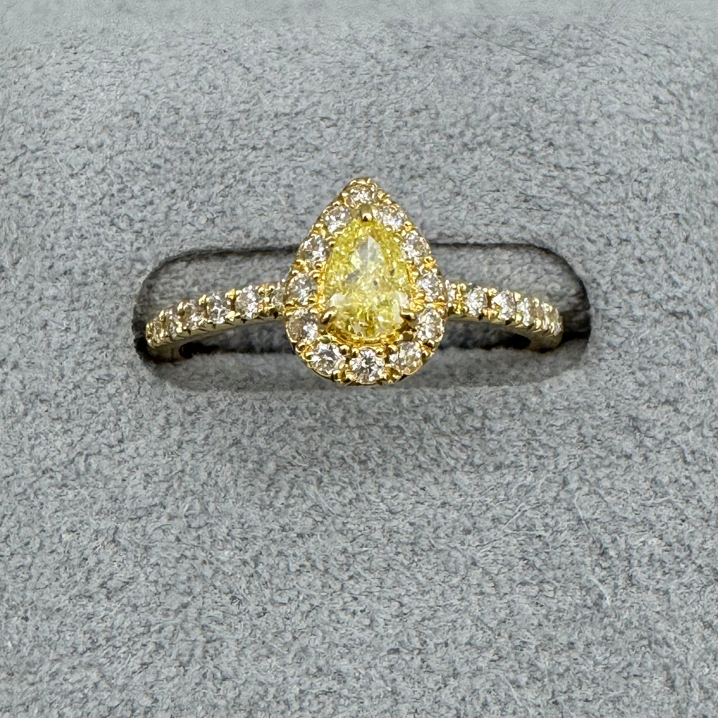 [一点物] リング ダイヤ FIY 0.3ct PS PT/YG