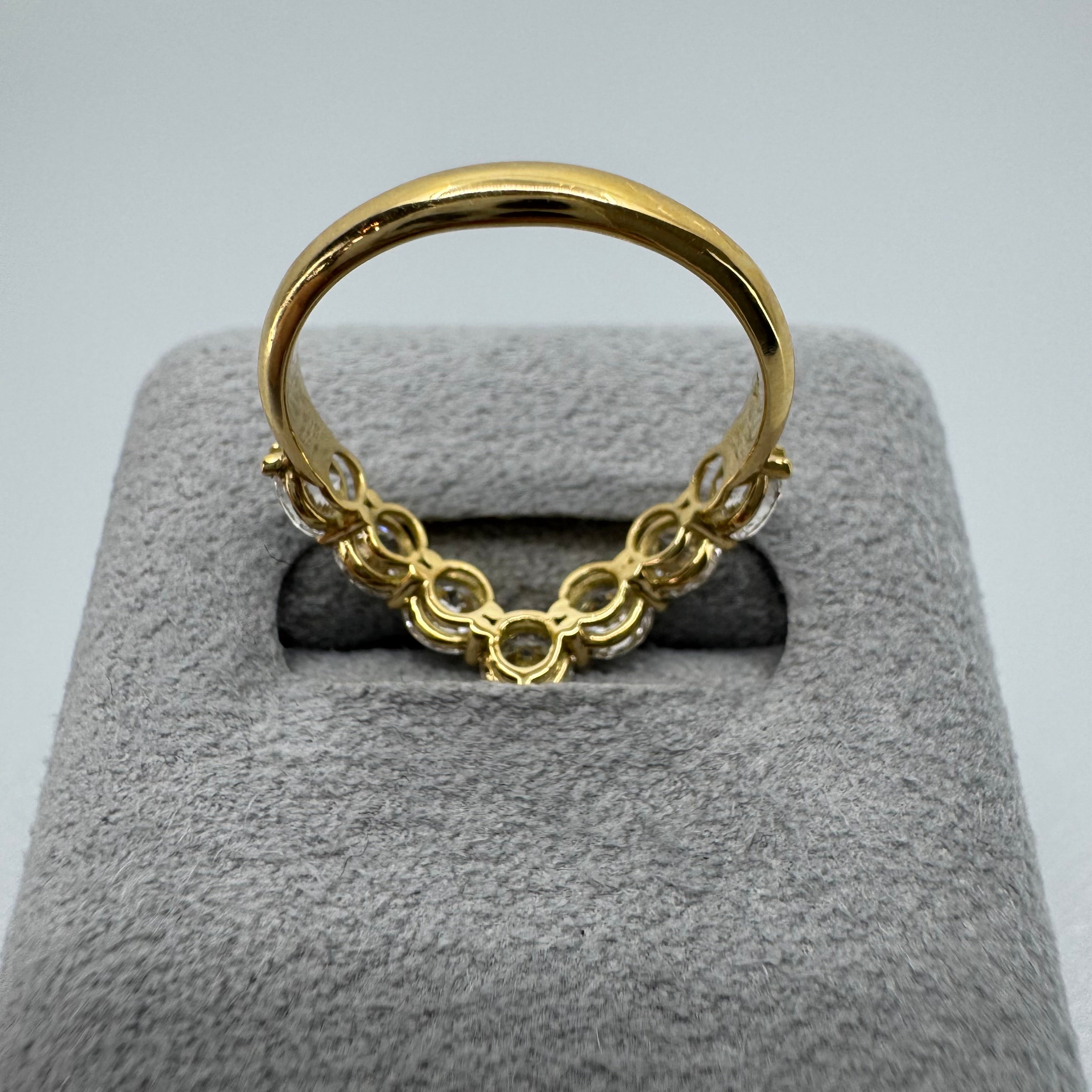 ［パピヨン］リング ダイヤ 1pc0.2ct×7pc