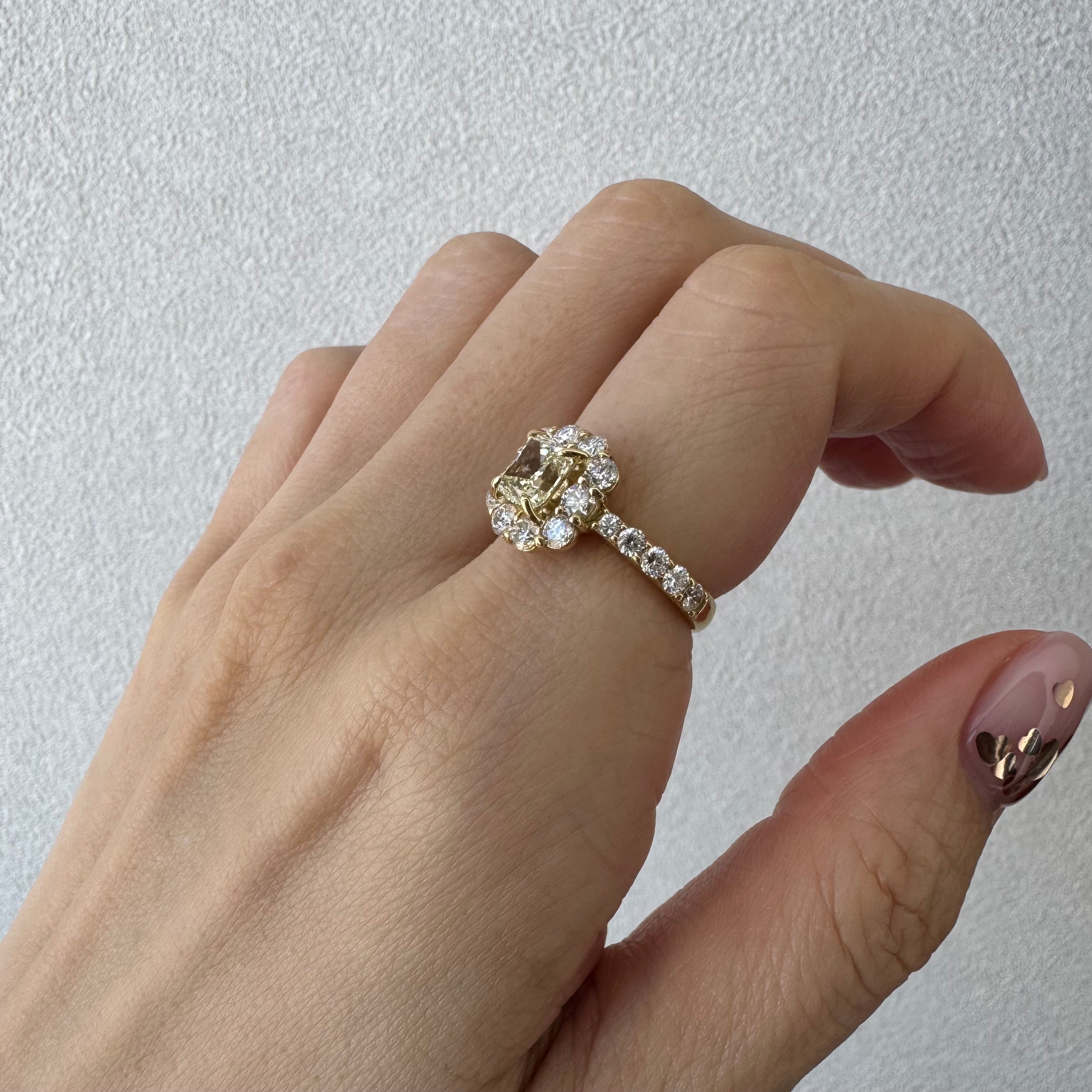 25［一点物］リング ダイヤ 0.8ct SQ K18YG