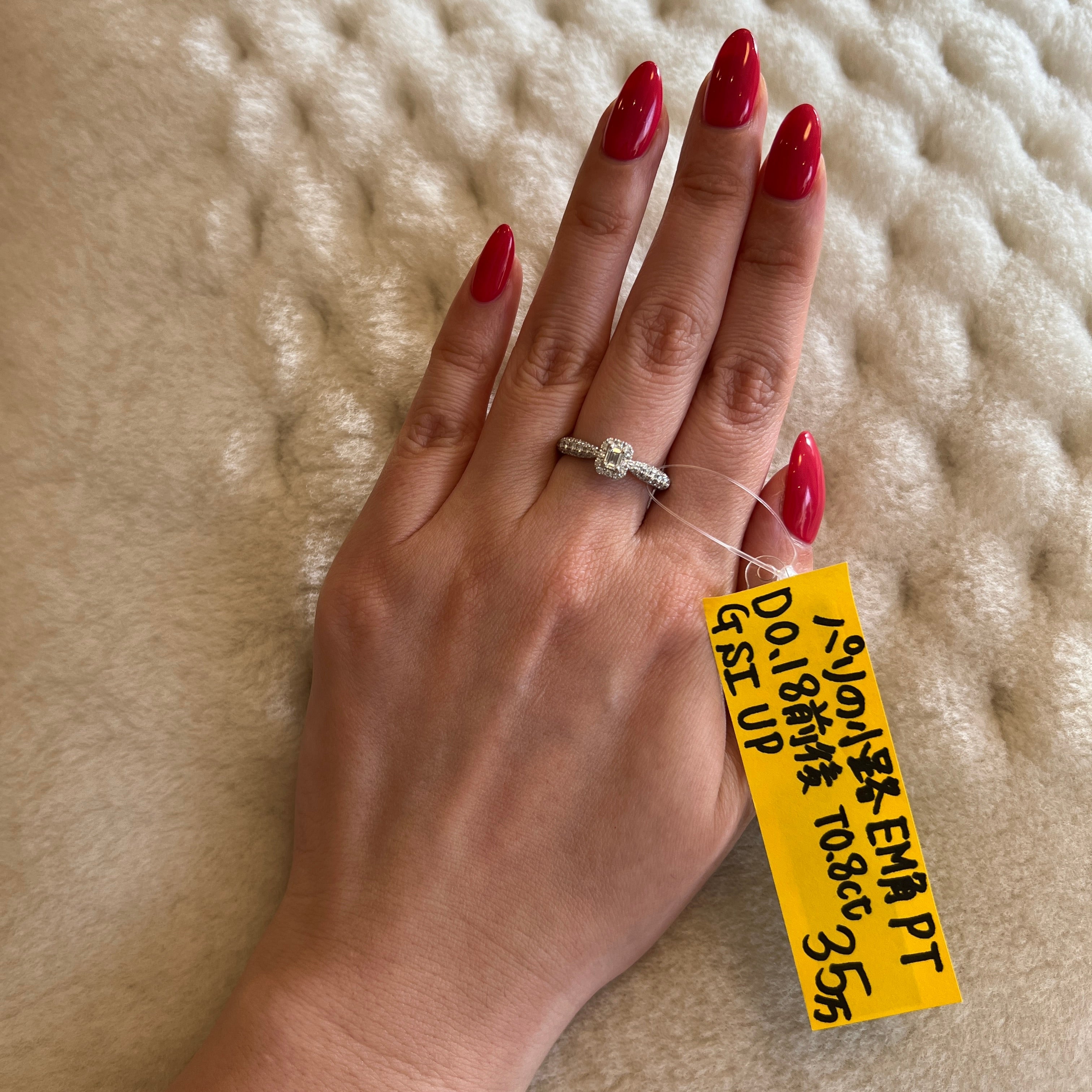 1-パリの小路 中石0.18前後 EM PT リング｜AYAKO SAKURAI（櫻井 彩子（サクライ アヤコ））公式通販サイト