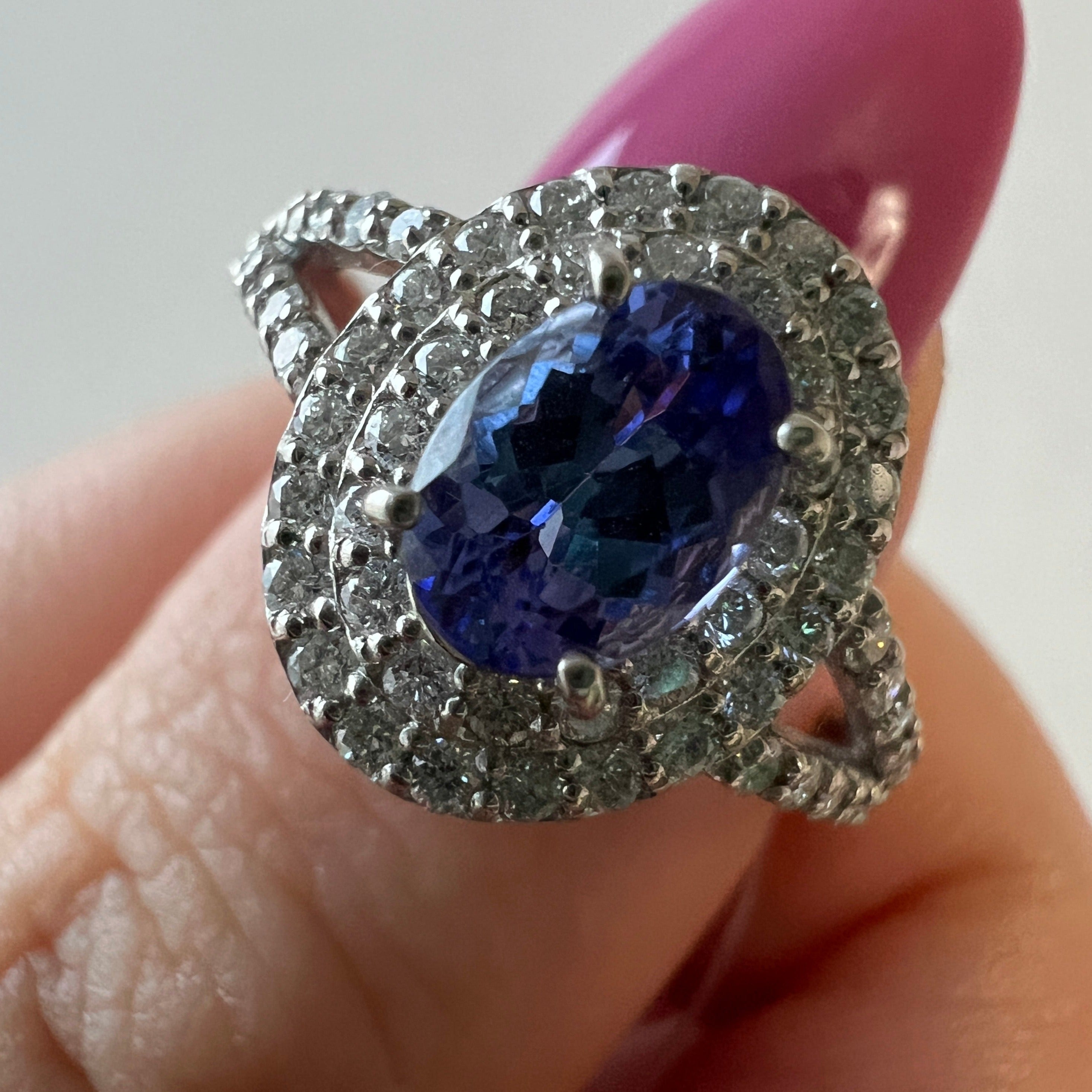 192-菫の宝石箱 PT OV タンザナイト〜偶然安い♡相場なら50万ぐらいです｜AYAKO SAKURAI（櫻井 彩子（サクライ アヤコ））公式通販サイト