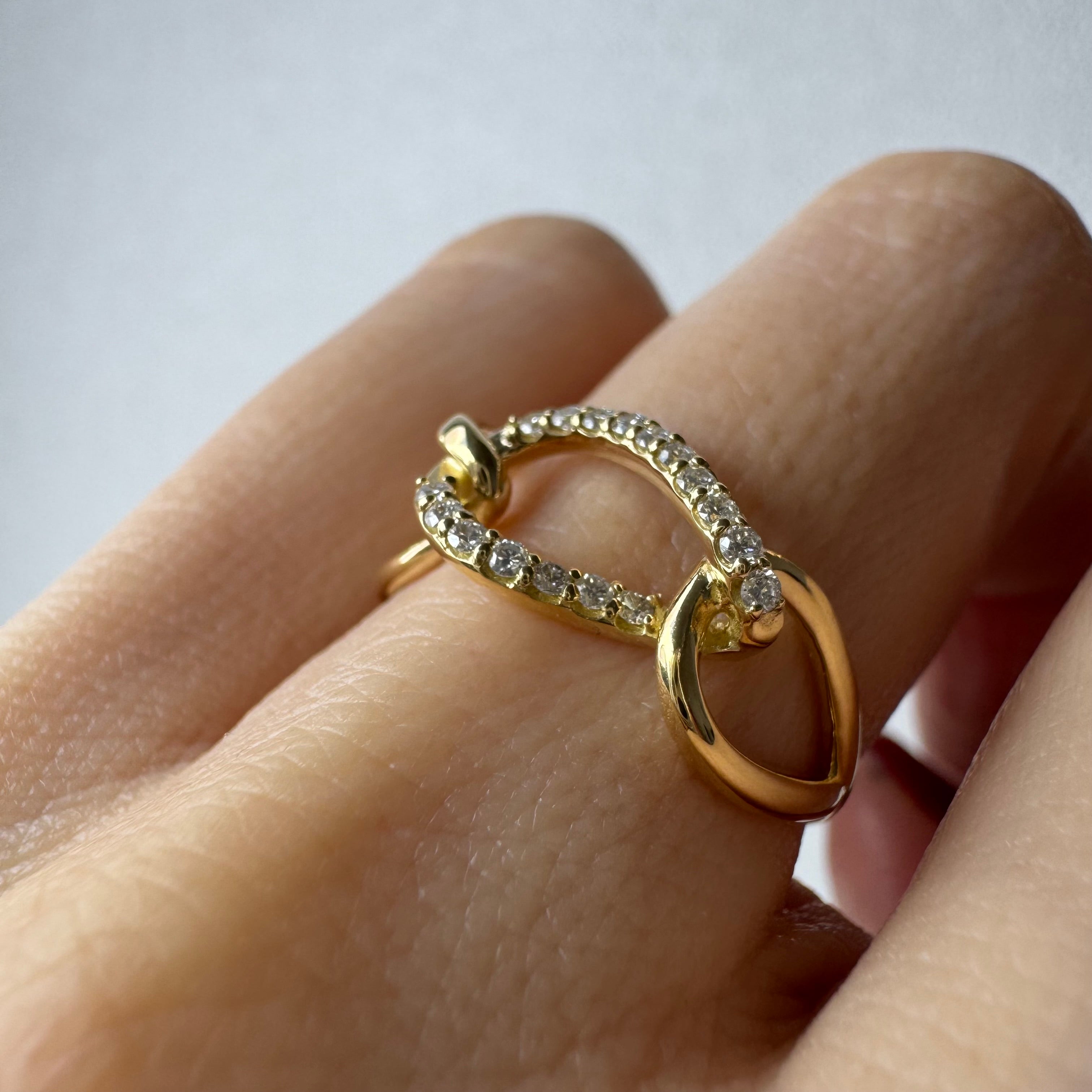 ［パズル］ ダイヤ リング 0.15ct