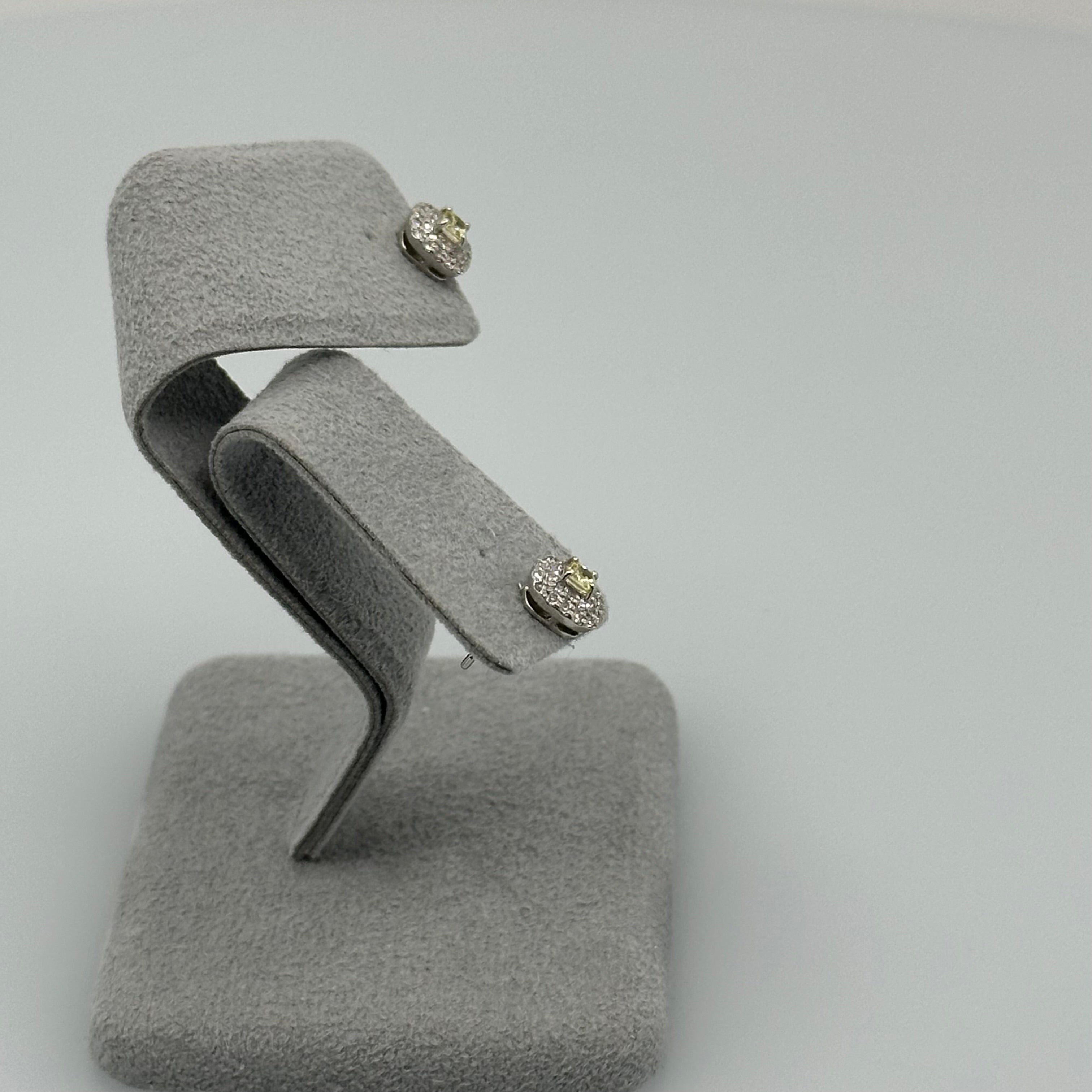 ［ジョーヌ］ピアス ダイヤ 0.15ct×2 SQ PT