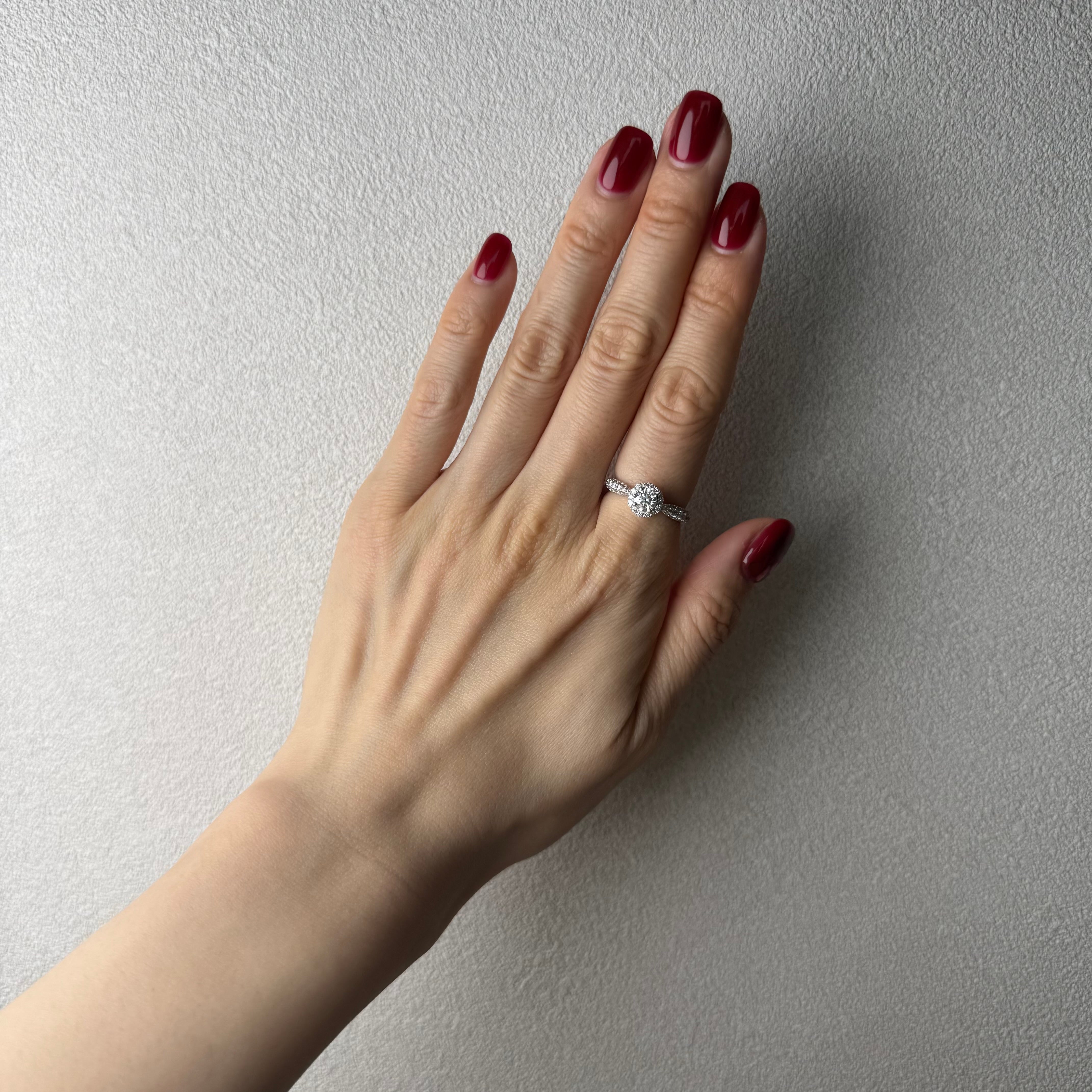 3［一点物/パリの小路］リング ダイヤ0.5ct前後 RO K18YG/PT