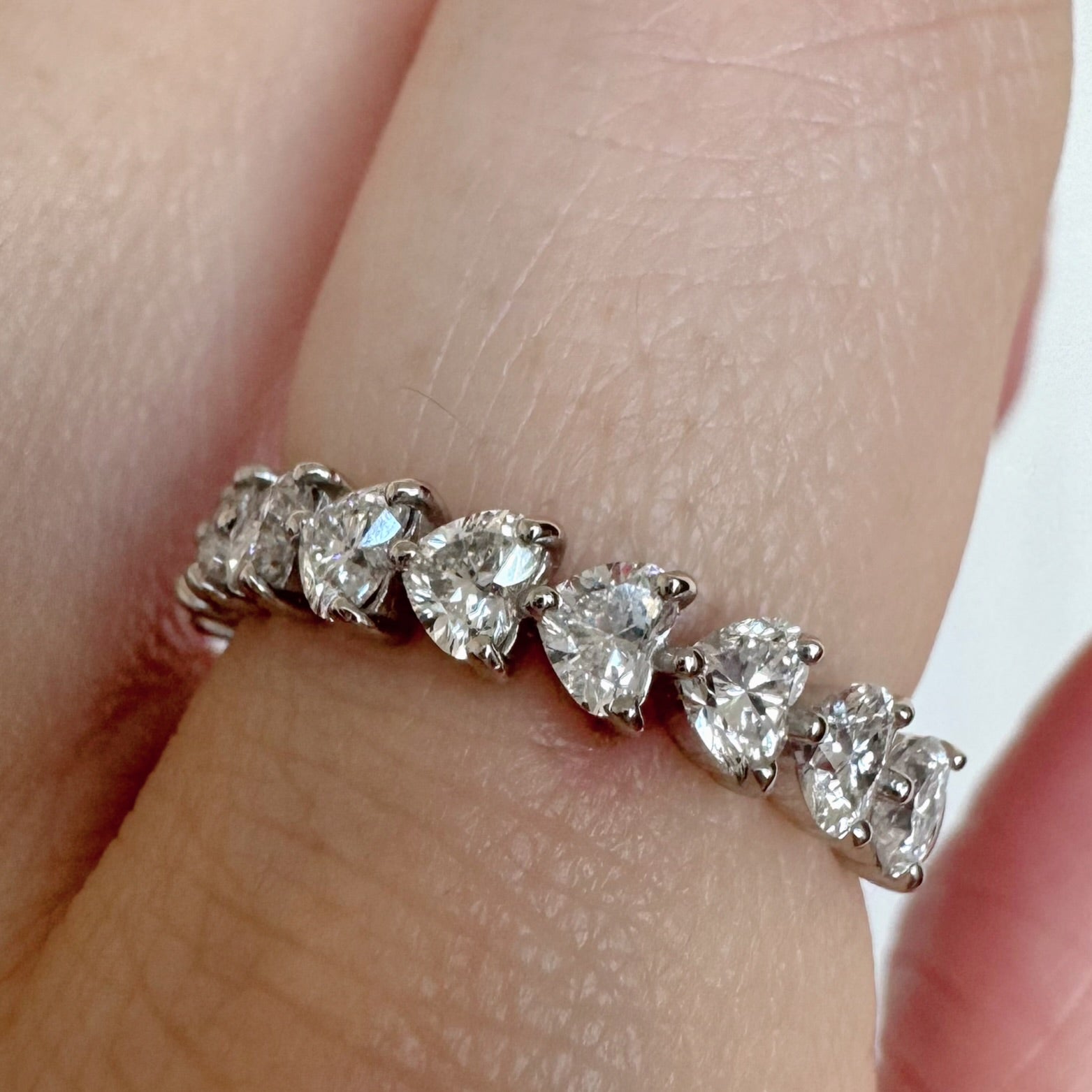 ［アメリハーフエタニティ］リング ダイヤ