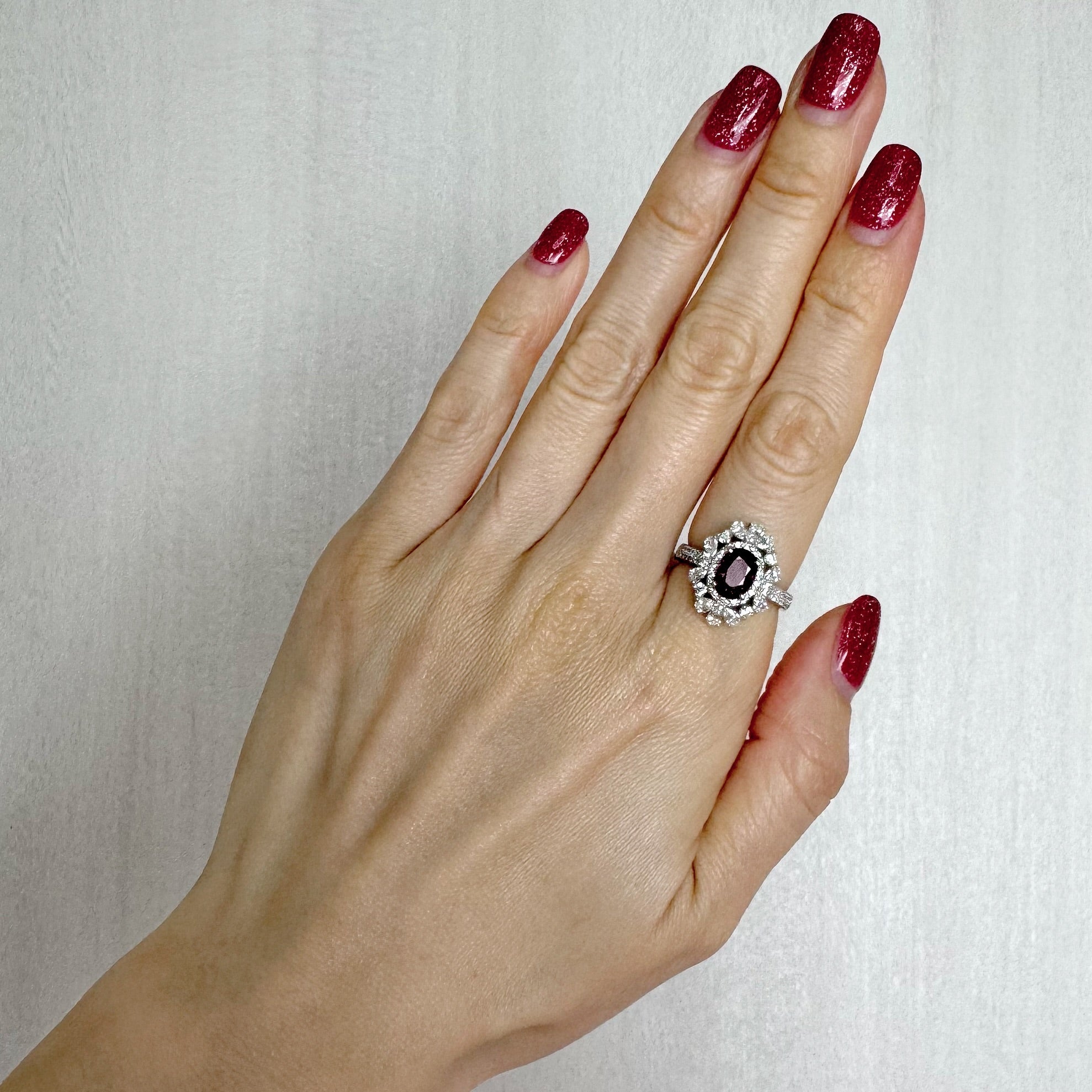 ［カナリアの夢］リング ピンクサファイア 1.4ct〜1.6ct OV PT