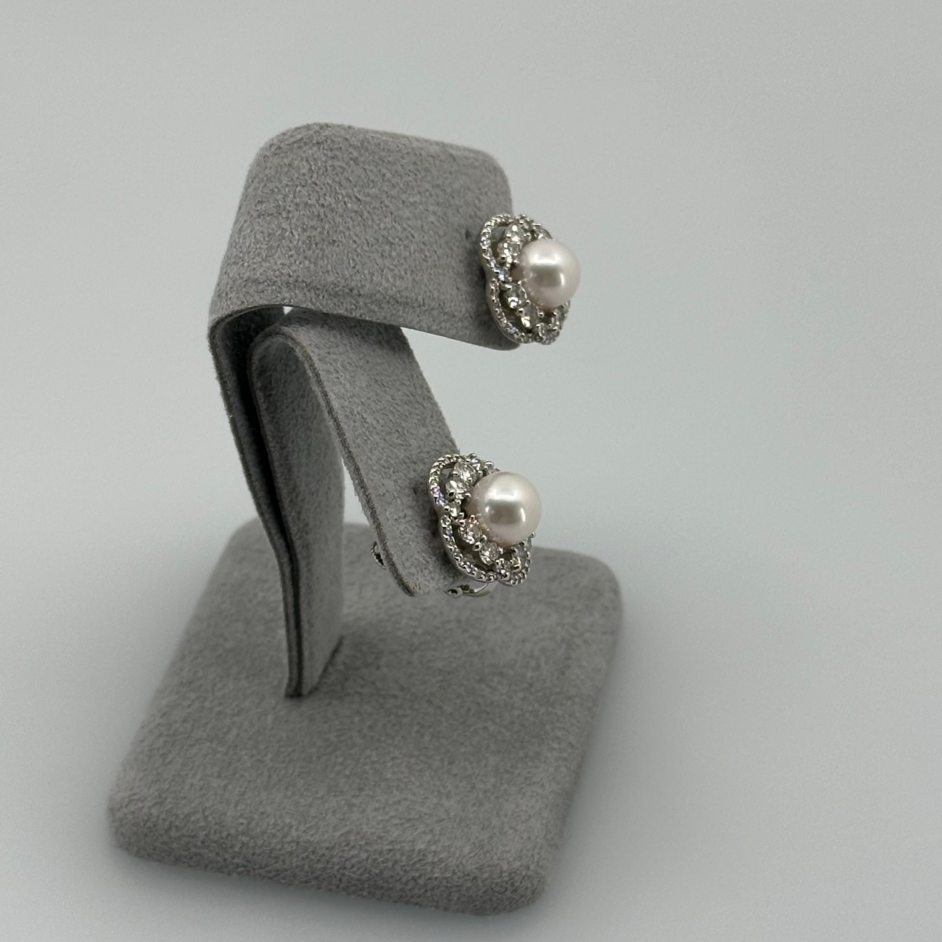 ［ジャルダン］ピアス あこや真珠8mm