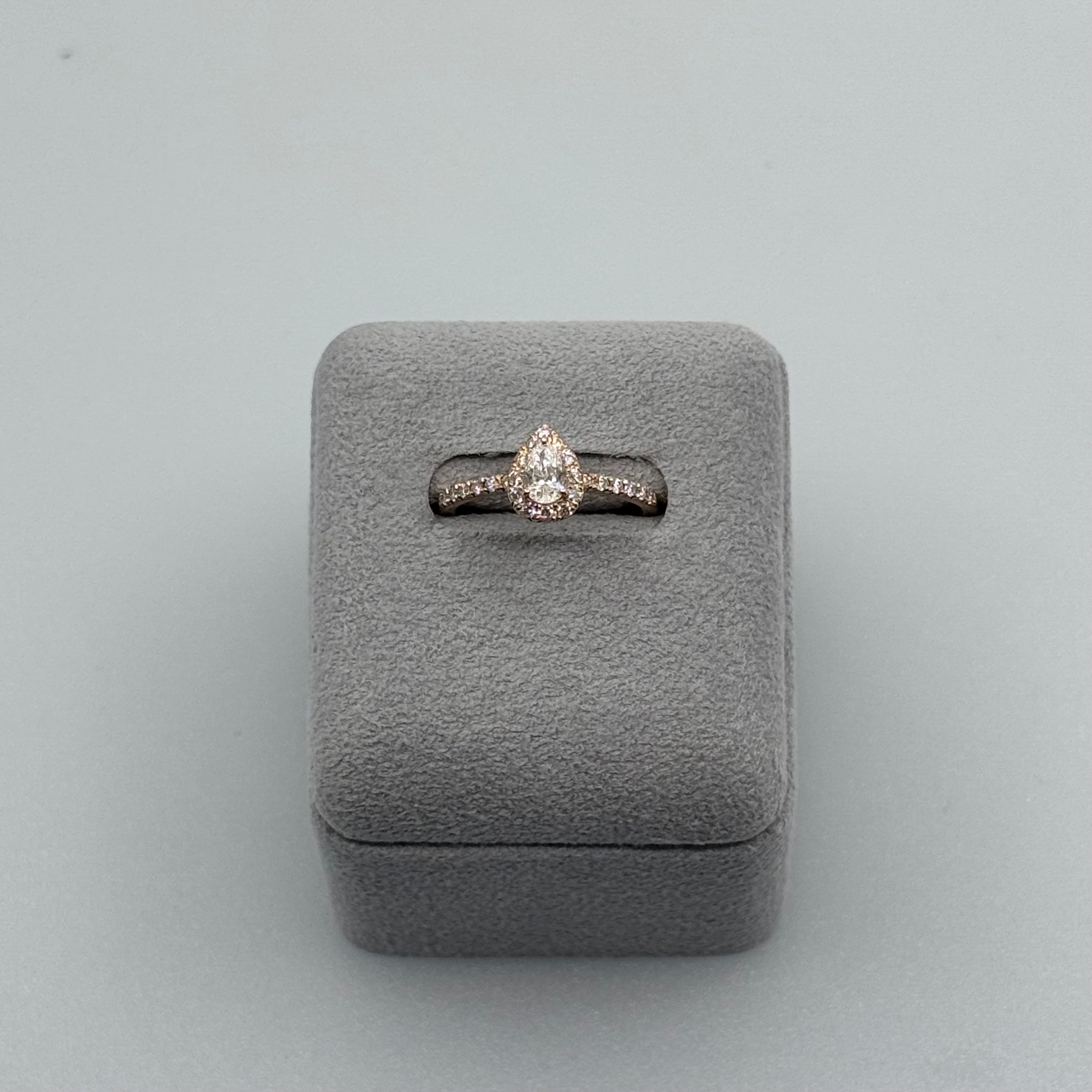 25［一点物/オルコス］リング ダイヤ 0.3ct PS PT K18YG K18PG