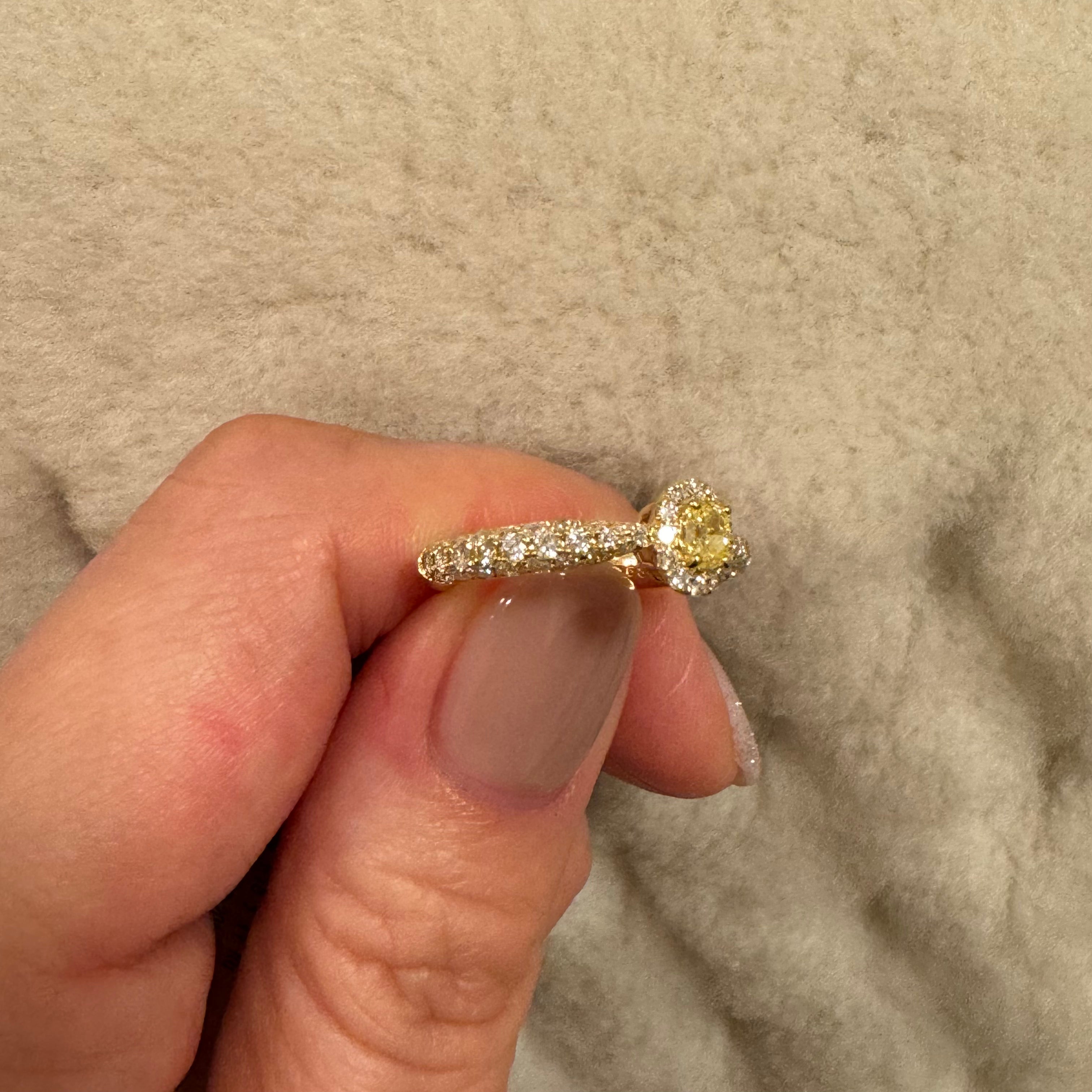 5-パリの小路 中石0.2ct OV YG リング〜Fancy intense yellow｜AYAKO SAKURAI（櫻井 彩子（サクライ アヤコ））公式通販サイト