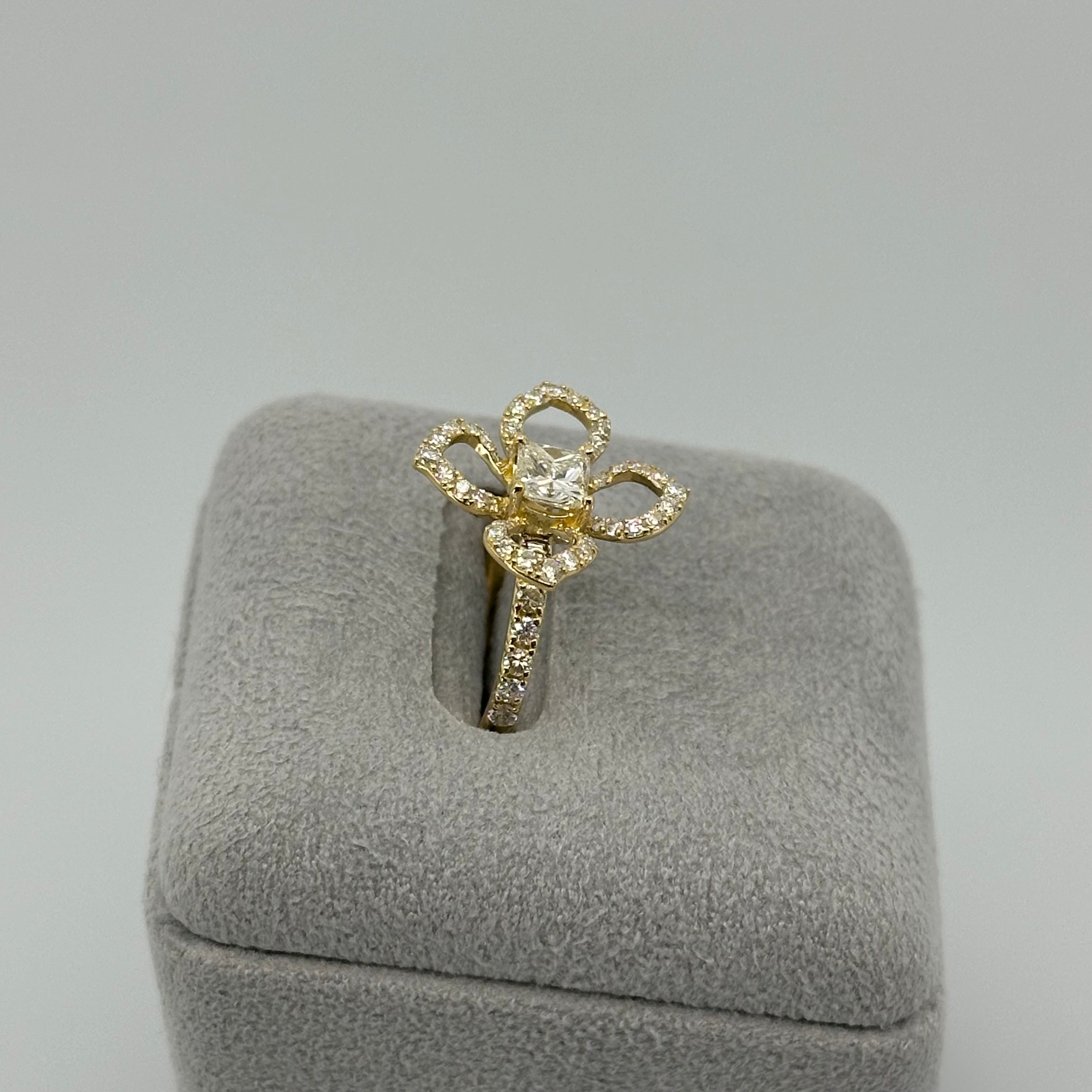 ［新作/ハナミズキ］リング ダイヤモンド