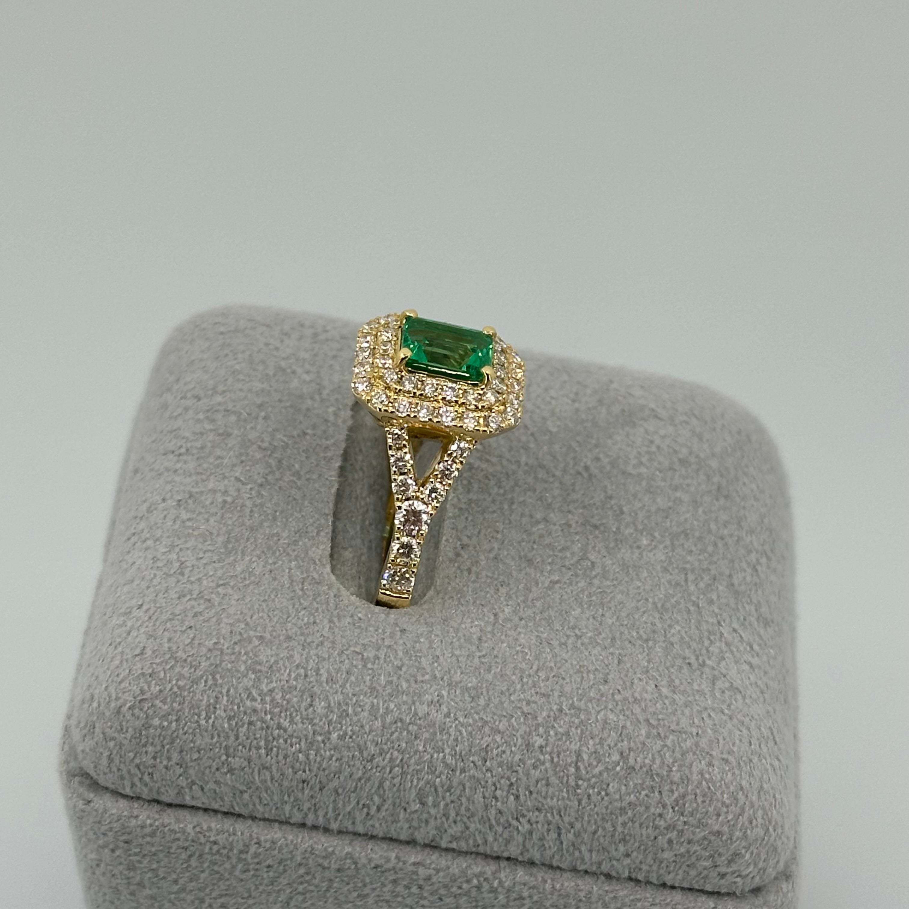 ［一点物］リング  エメラルド  0.8ct  EM YG