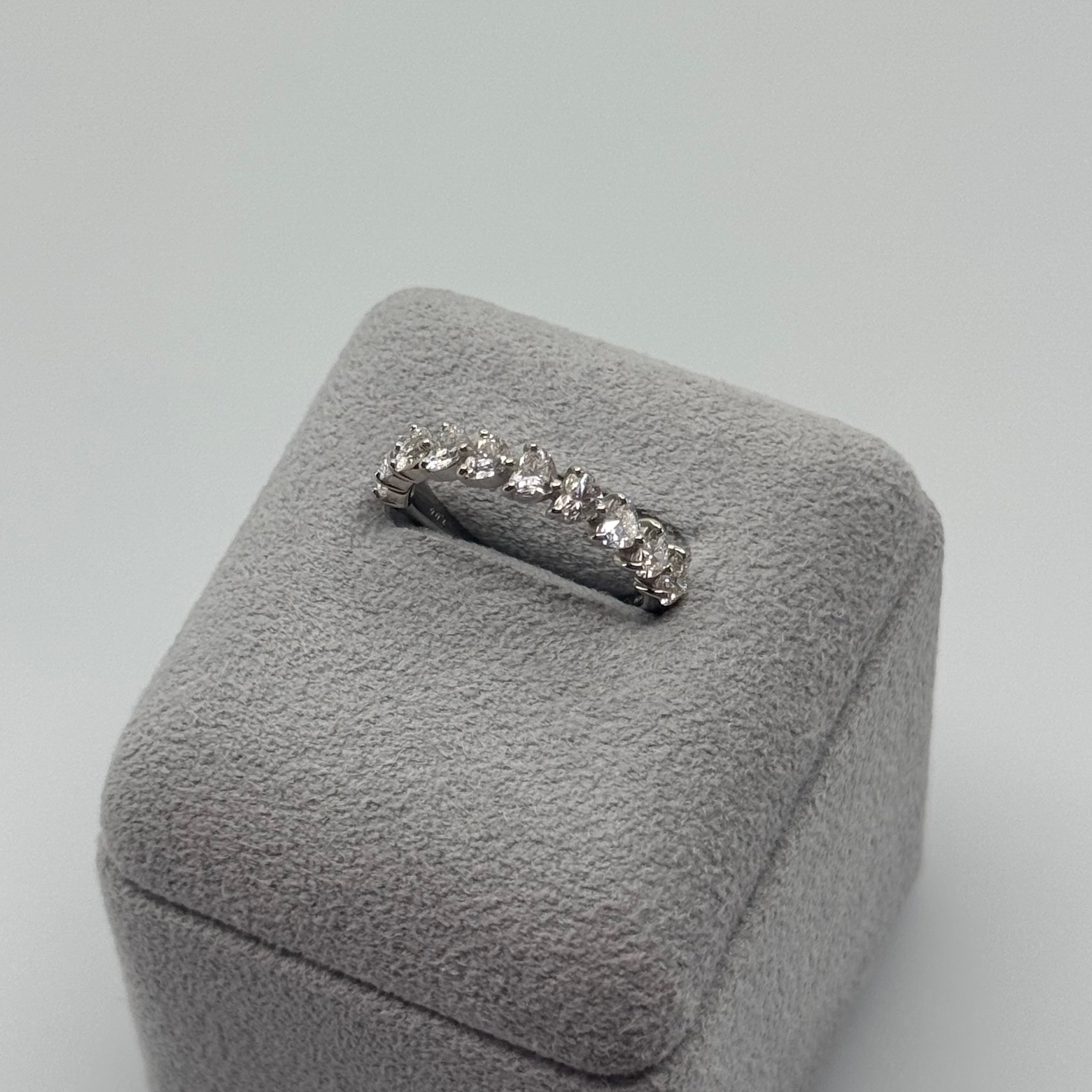 ［アメリハーフエタニティ］リング ダイヤ