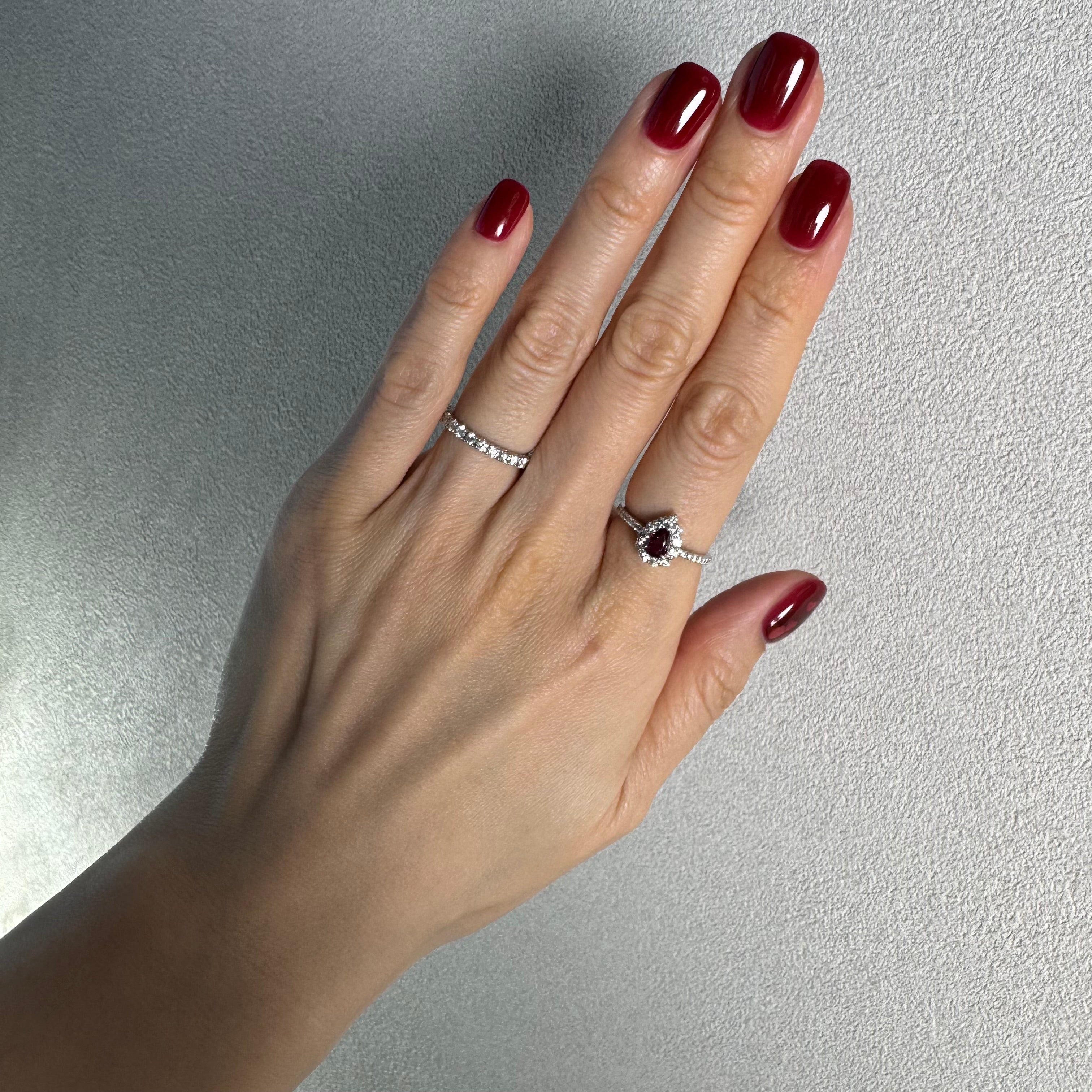 87［一点物］リング ノーヒートピジョンブラッド PS PT