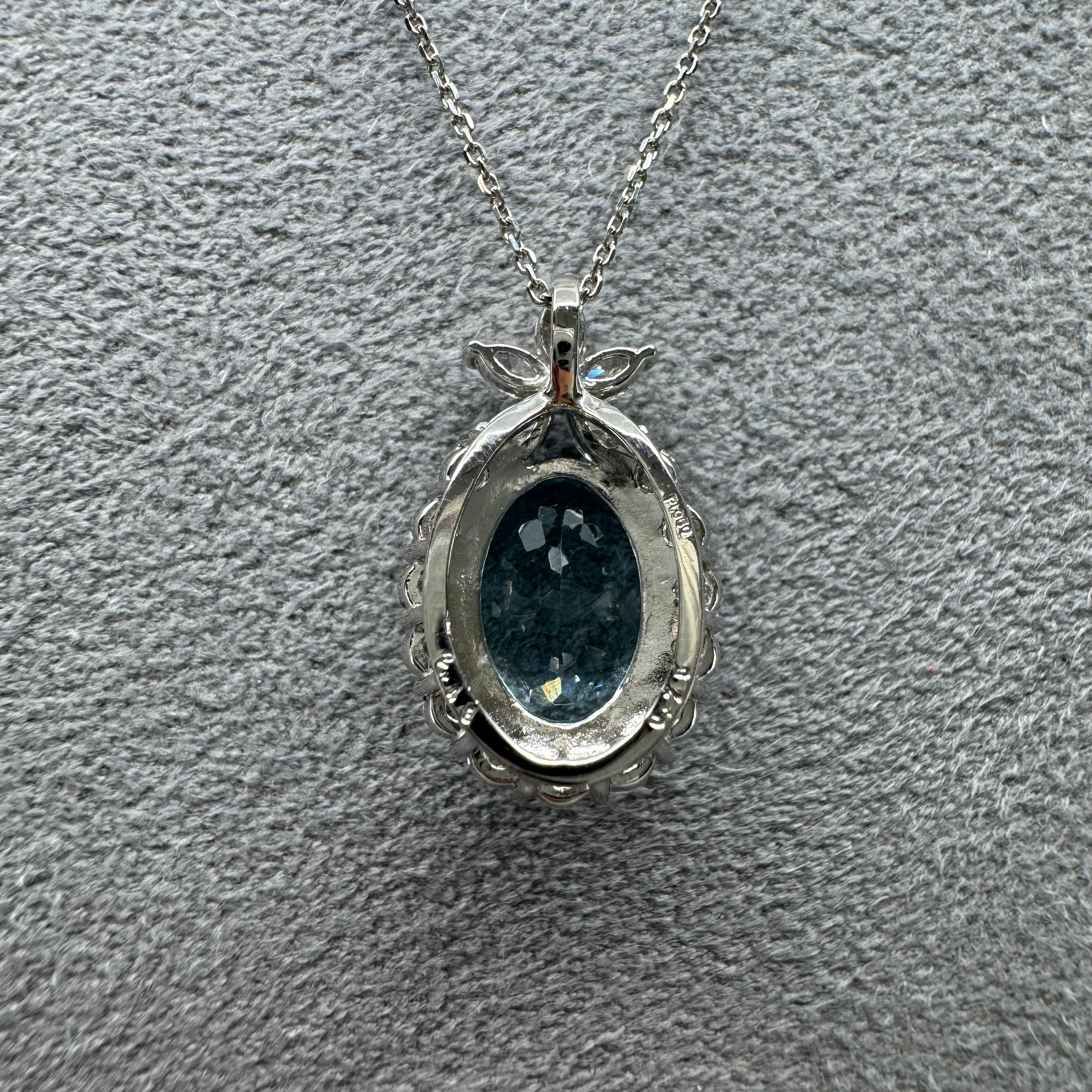 ［パイナップル物語］ネックレス アクアマリン 2.4ct OV