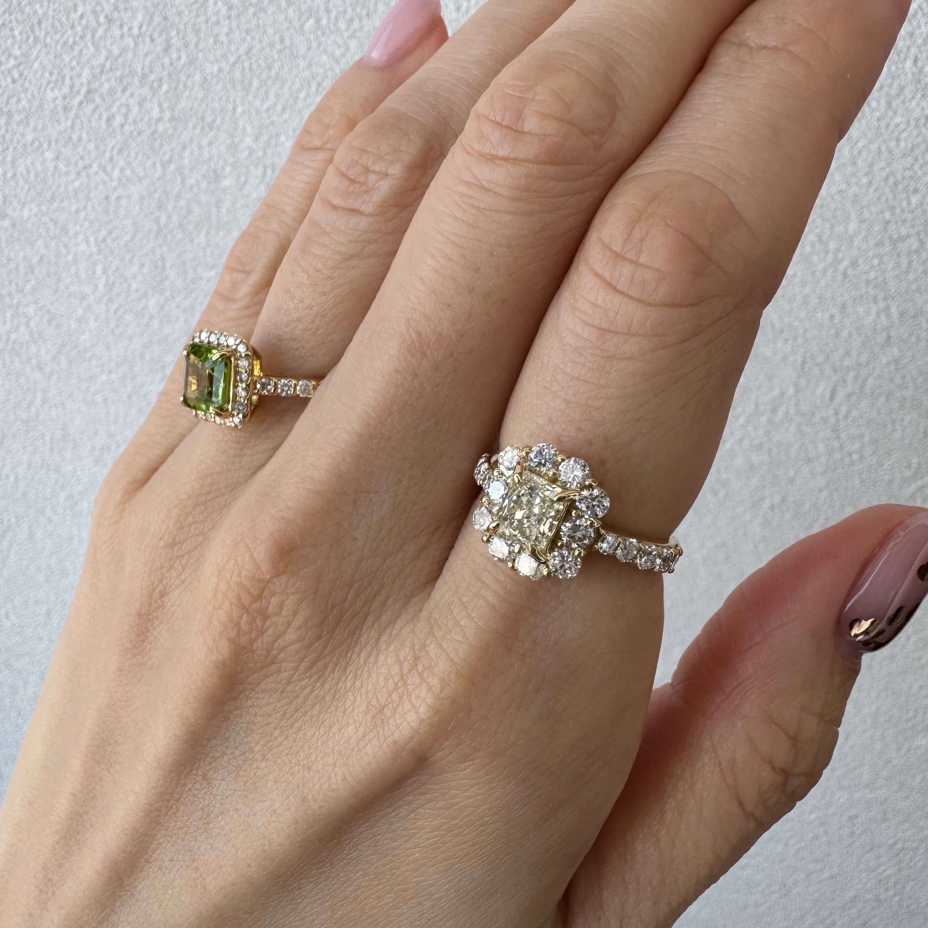 25［一点物］リング ダイヤ 0.8ct SQ K18YG