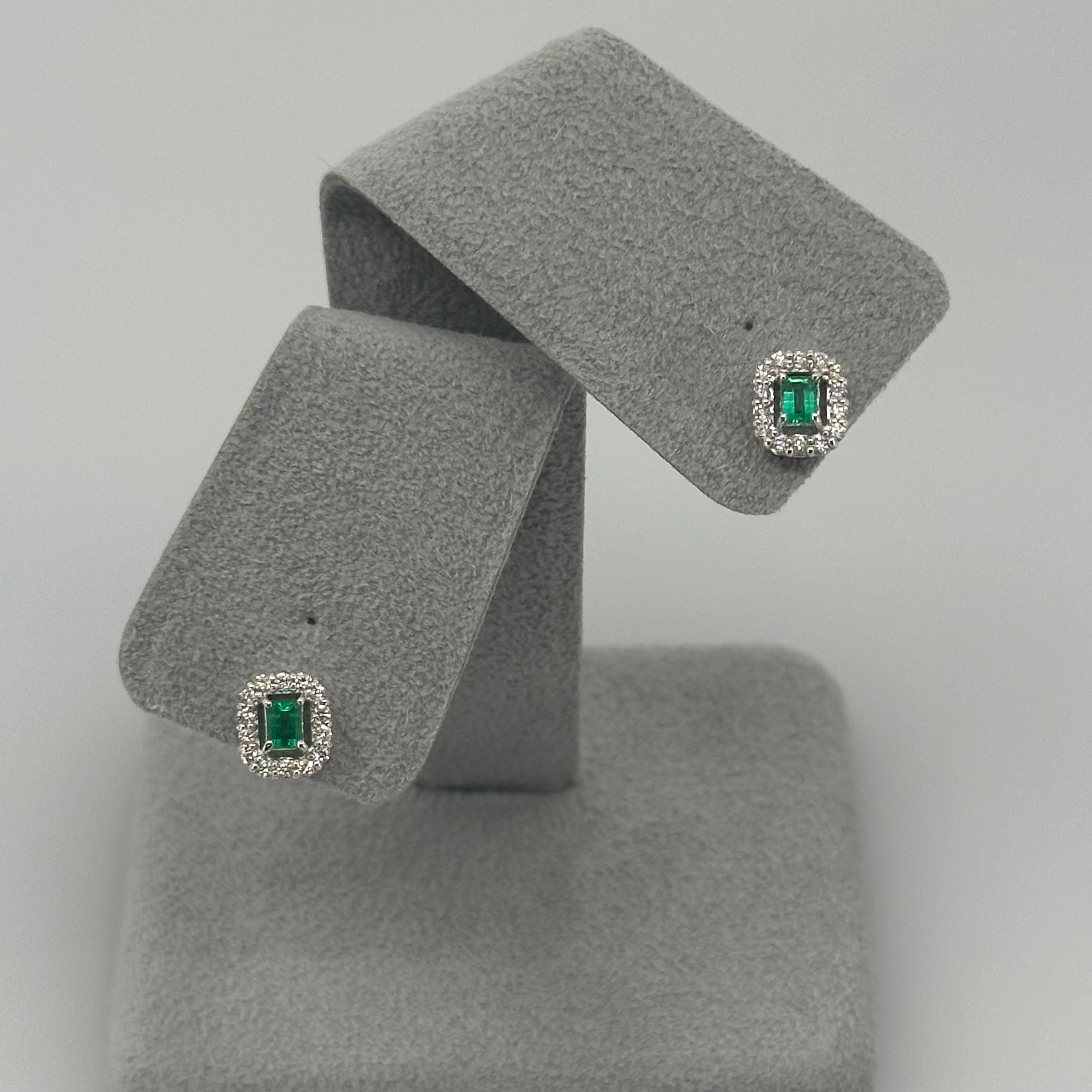 ［１点物］エメラルドピアス SQ