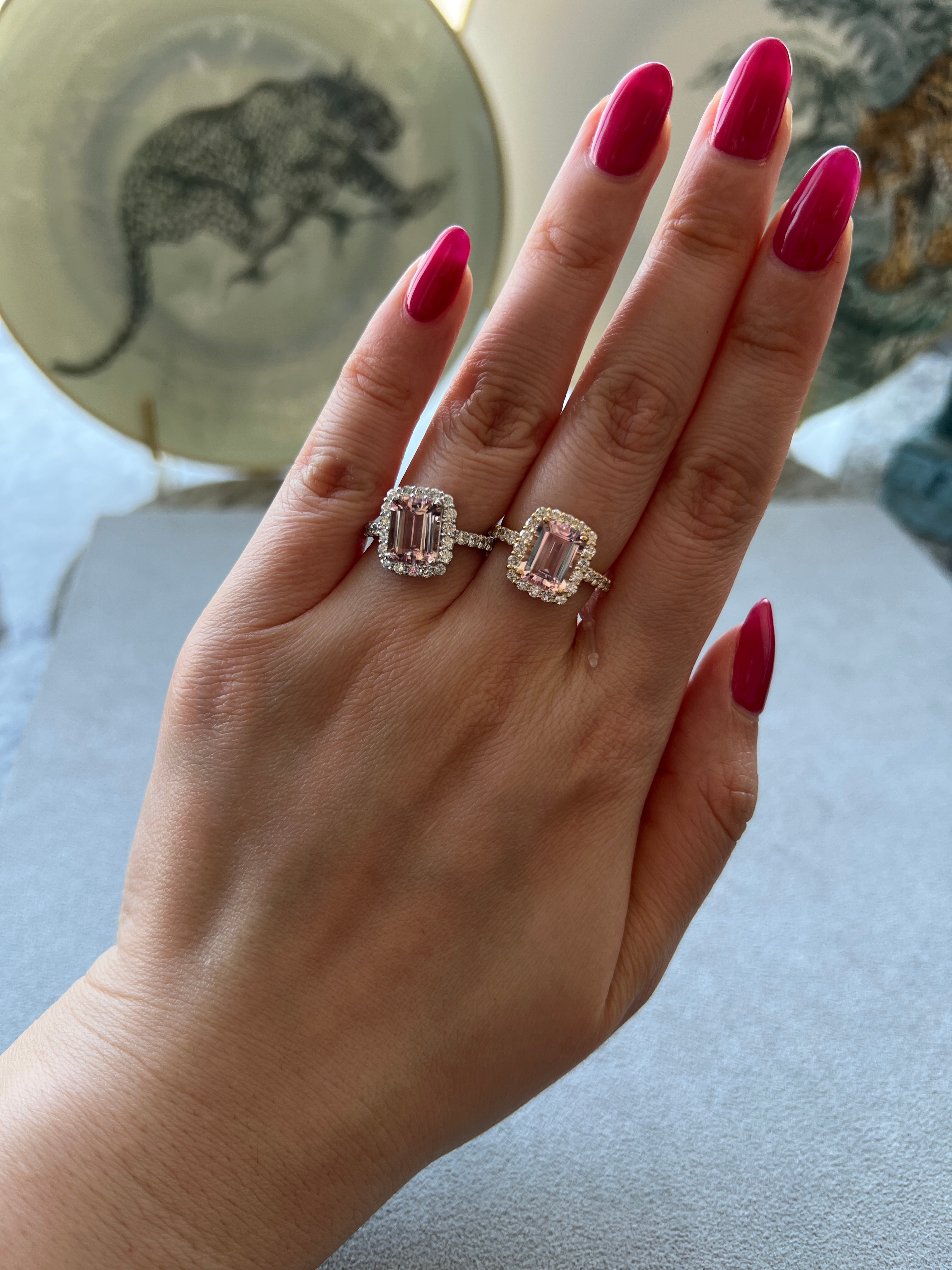 ［春色の夢］リング モルガナイト