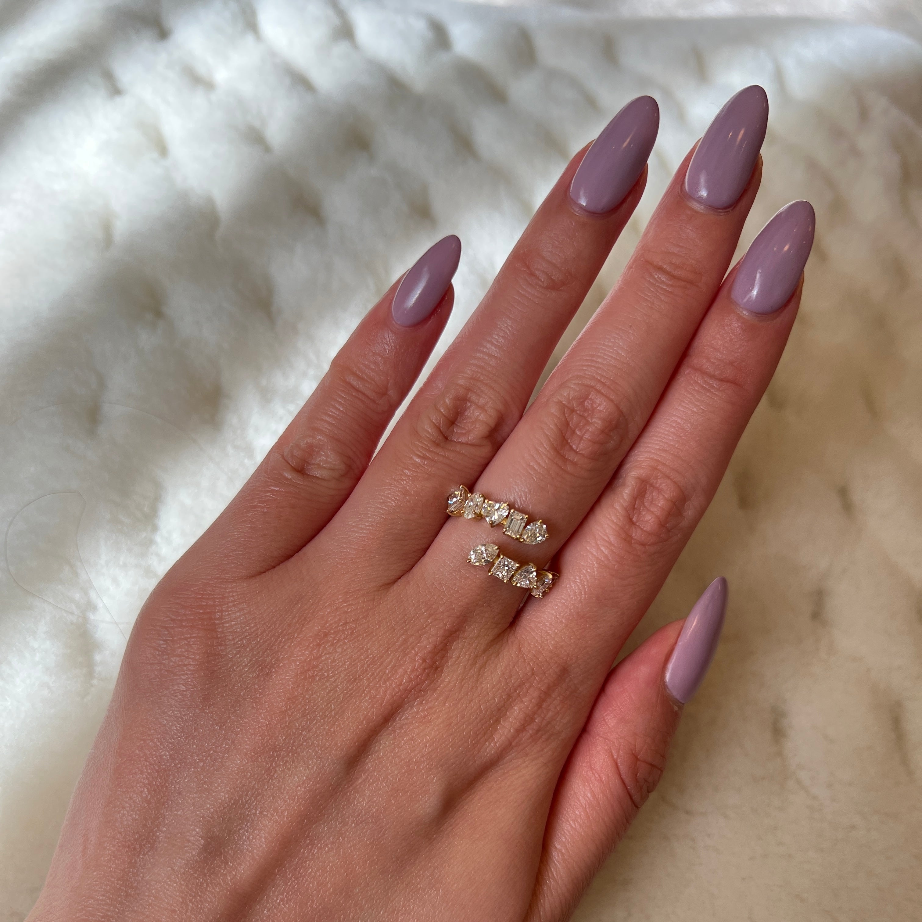 1点のみ♡2連変形リング K18YG｜AYAKO SAKURAI（櫻井 彩子（サクライ アヤコ））公式通販サイト