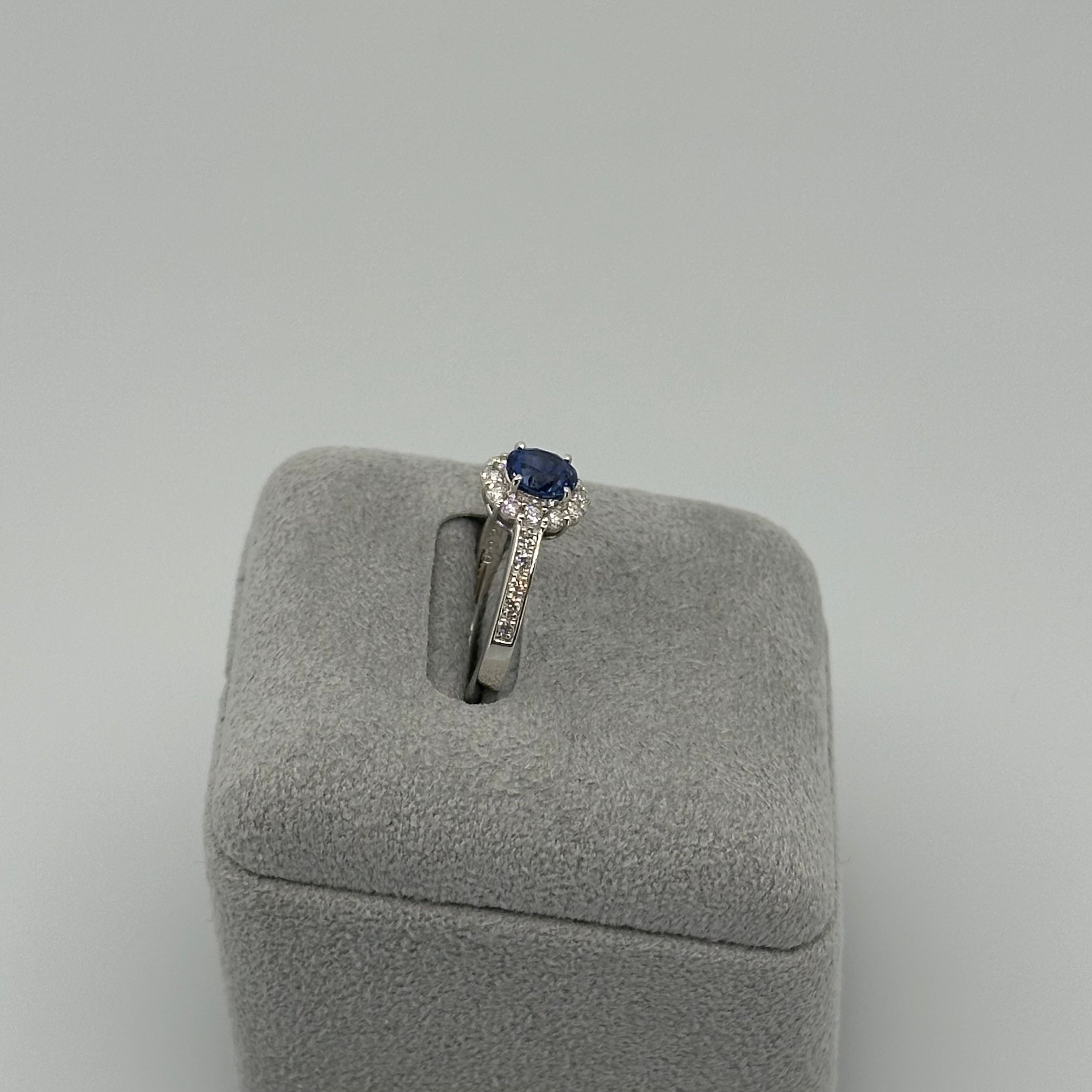 104［一点物］リング ブルーサファイア 0.7ct前後 OV PT