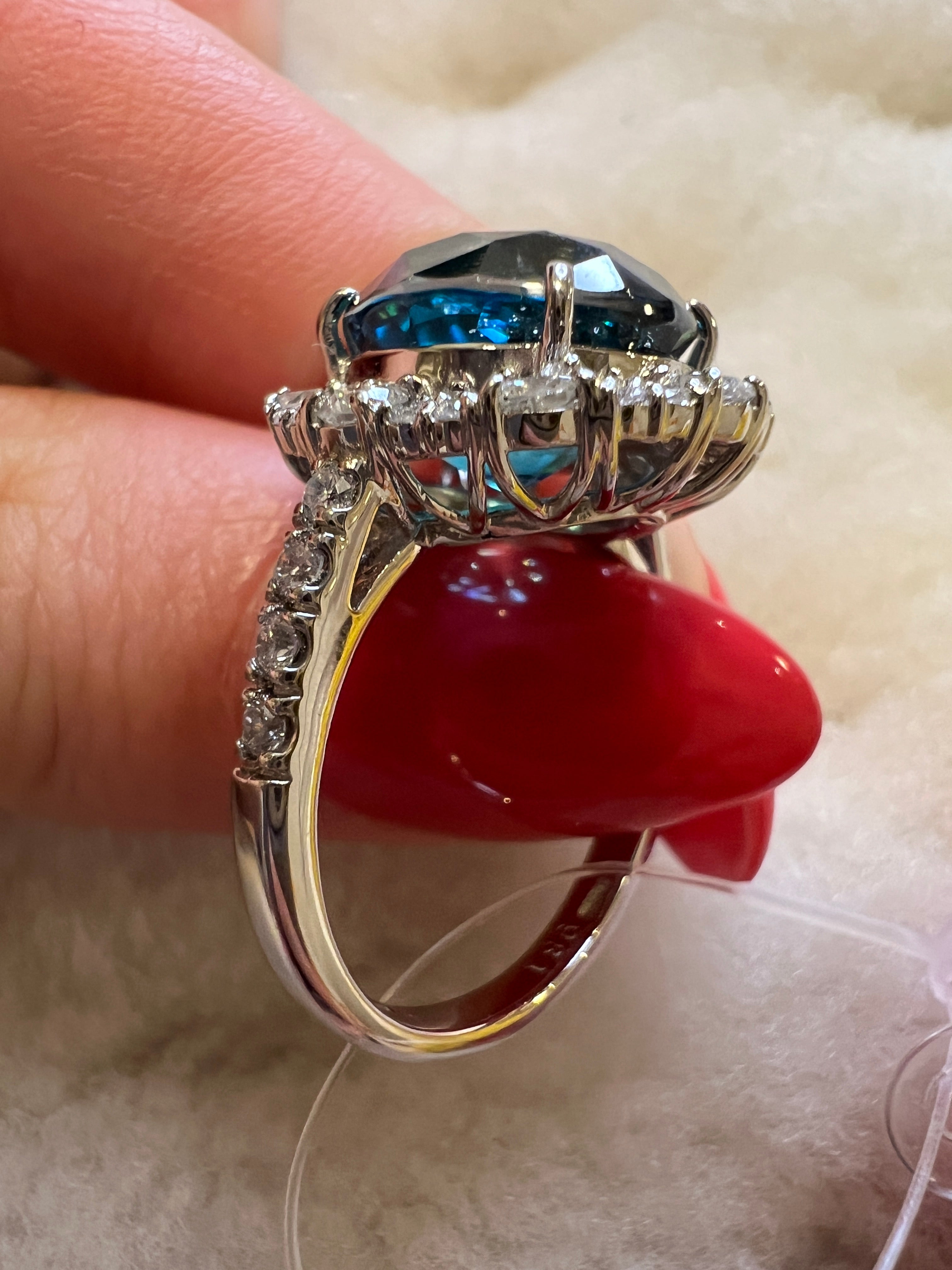 60-セレーネ ブルージルコンOV PTリング｜AYAKO SAKURAI（櫻井 彩子（サクライ アヤコ））公式通販サイト