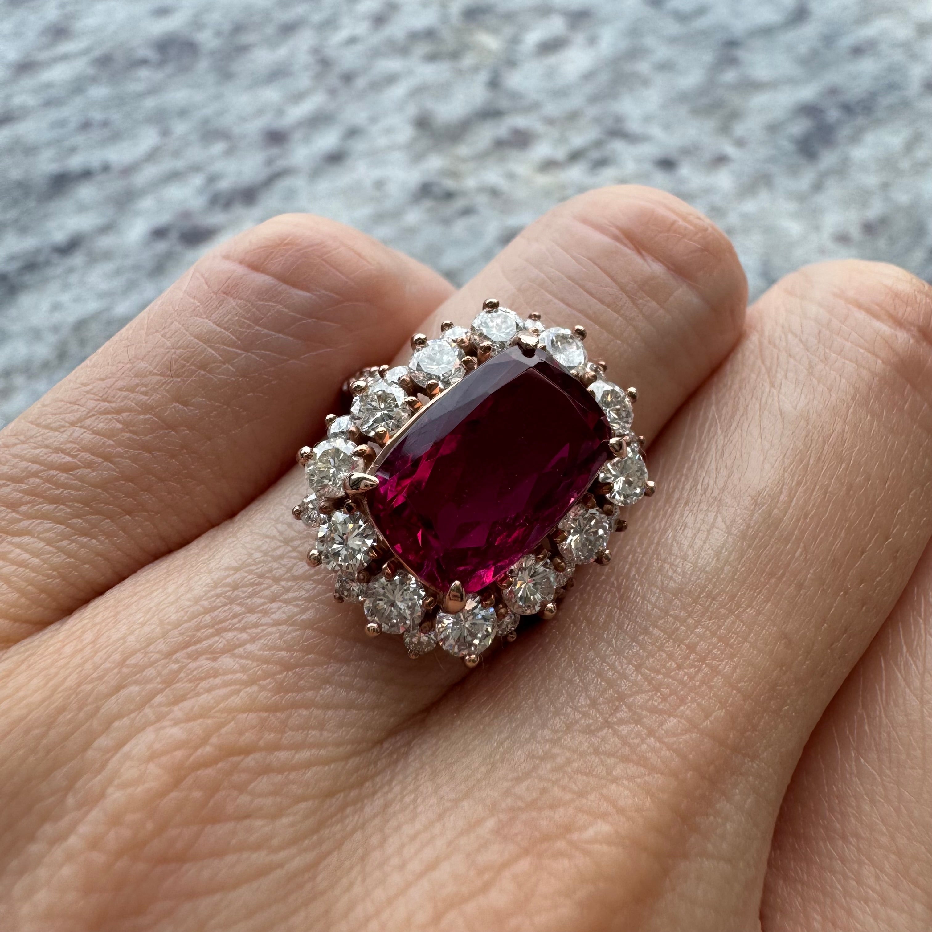 121-③ルベライト 4.6ct前後 SQ K18PG リング｜AYAKO SAKURAI（櫻井 彩子（サクライ アヤコ））公式通販サイト