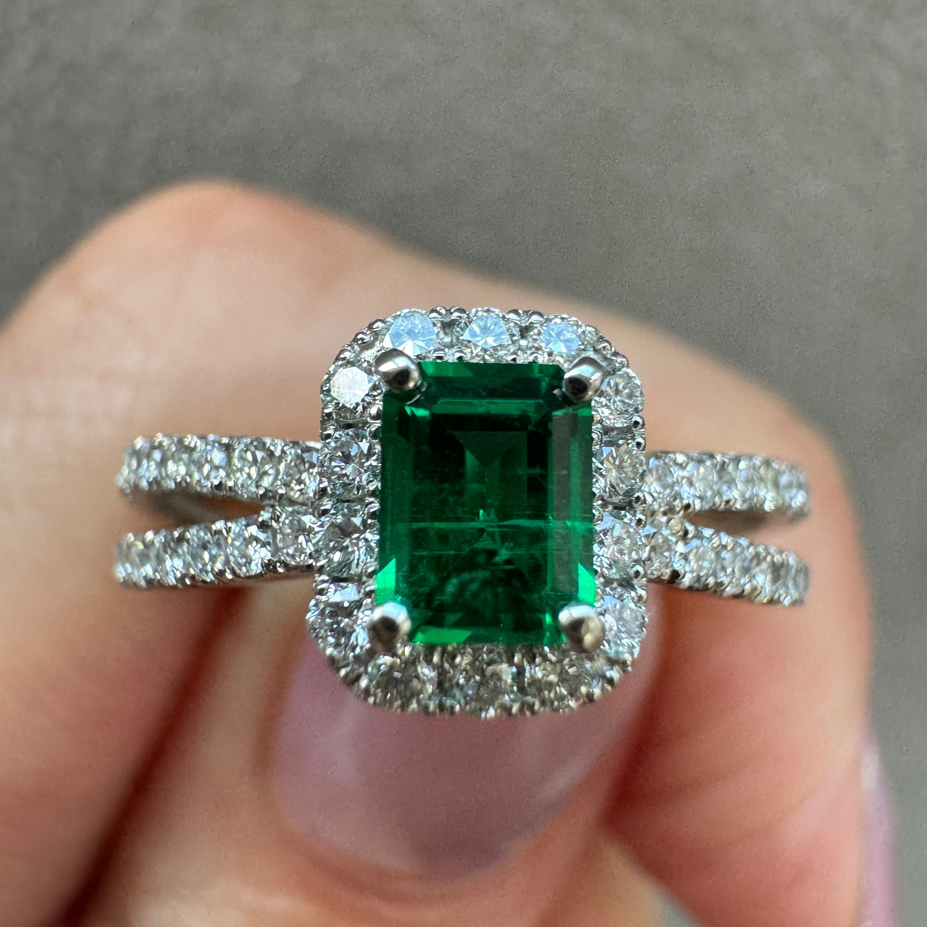 最高級 ノンオイル エメラルド 0.3ct前後 SQ PT リング〜GIA 世界に一つだけ♡｜AYAKO SAKURAI（櫻井 彩子（サクライ アヤコ））公式通販サイト