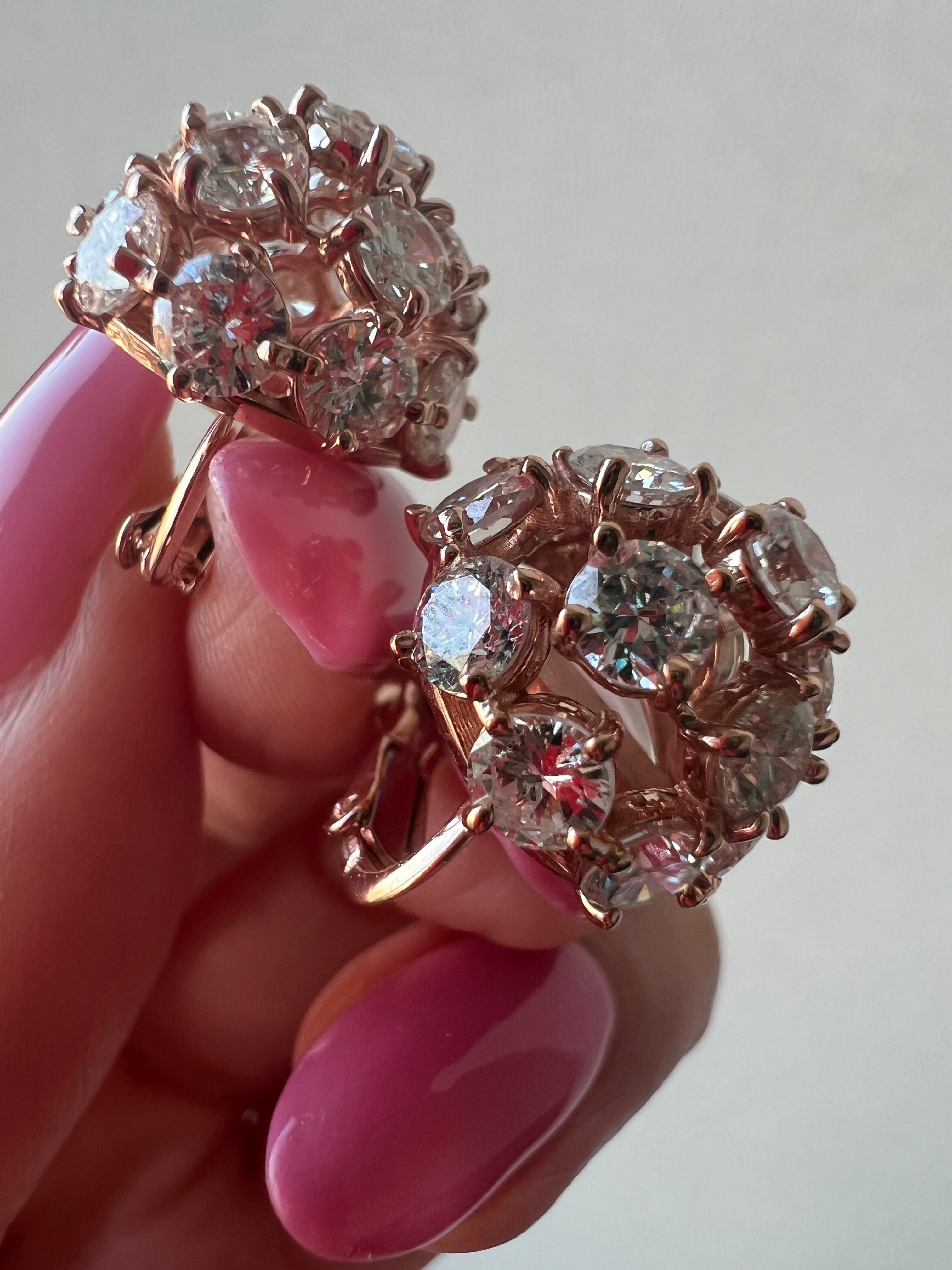 ［まりもちゃん］ピアス ダイヤ