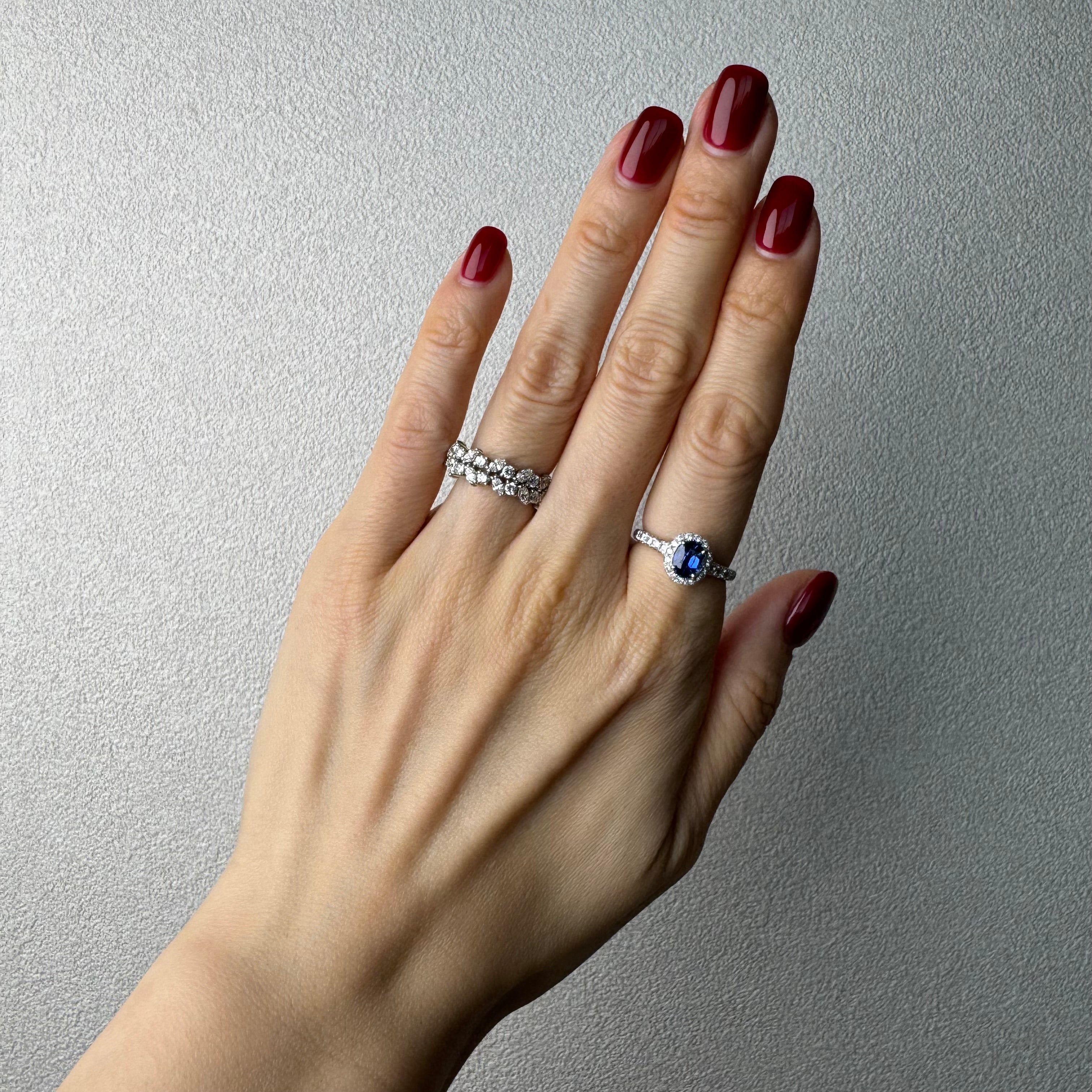 111［一点物］リング ブルーサファイア 1.0ct前後 OV PT