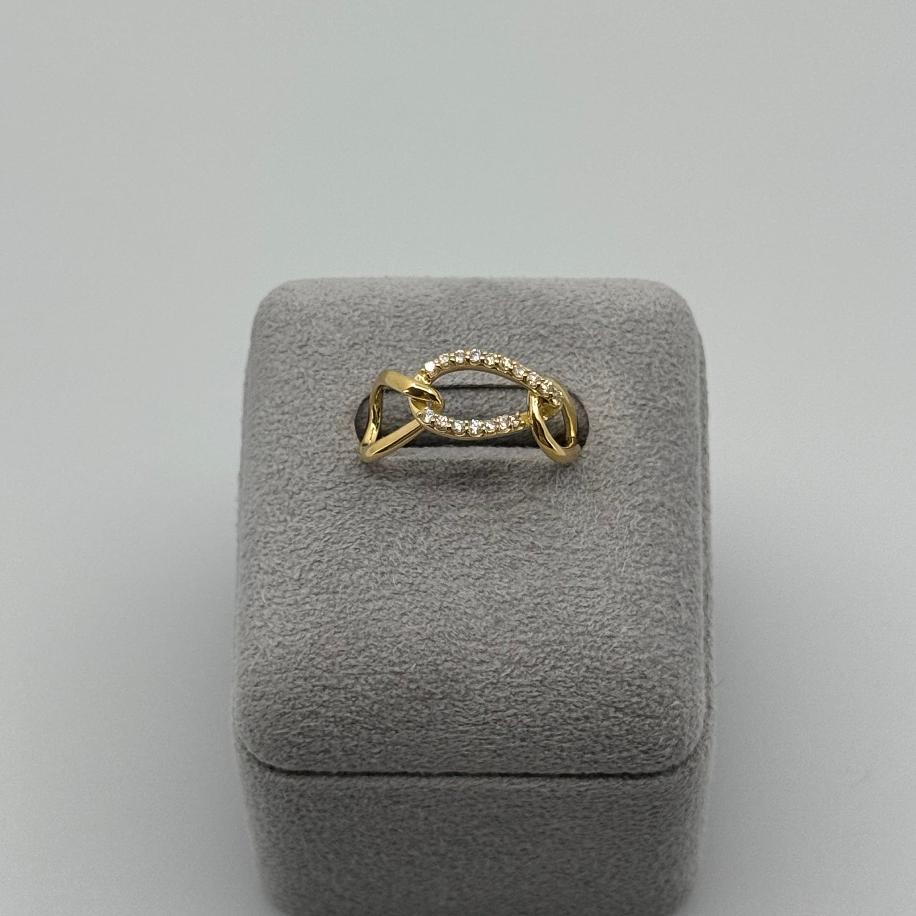 ［パズル］ ダイヤ リング 0.15ct